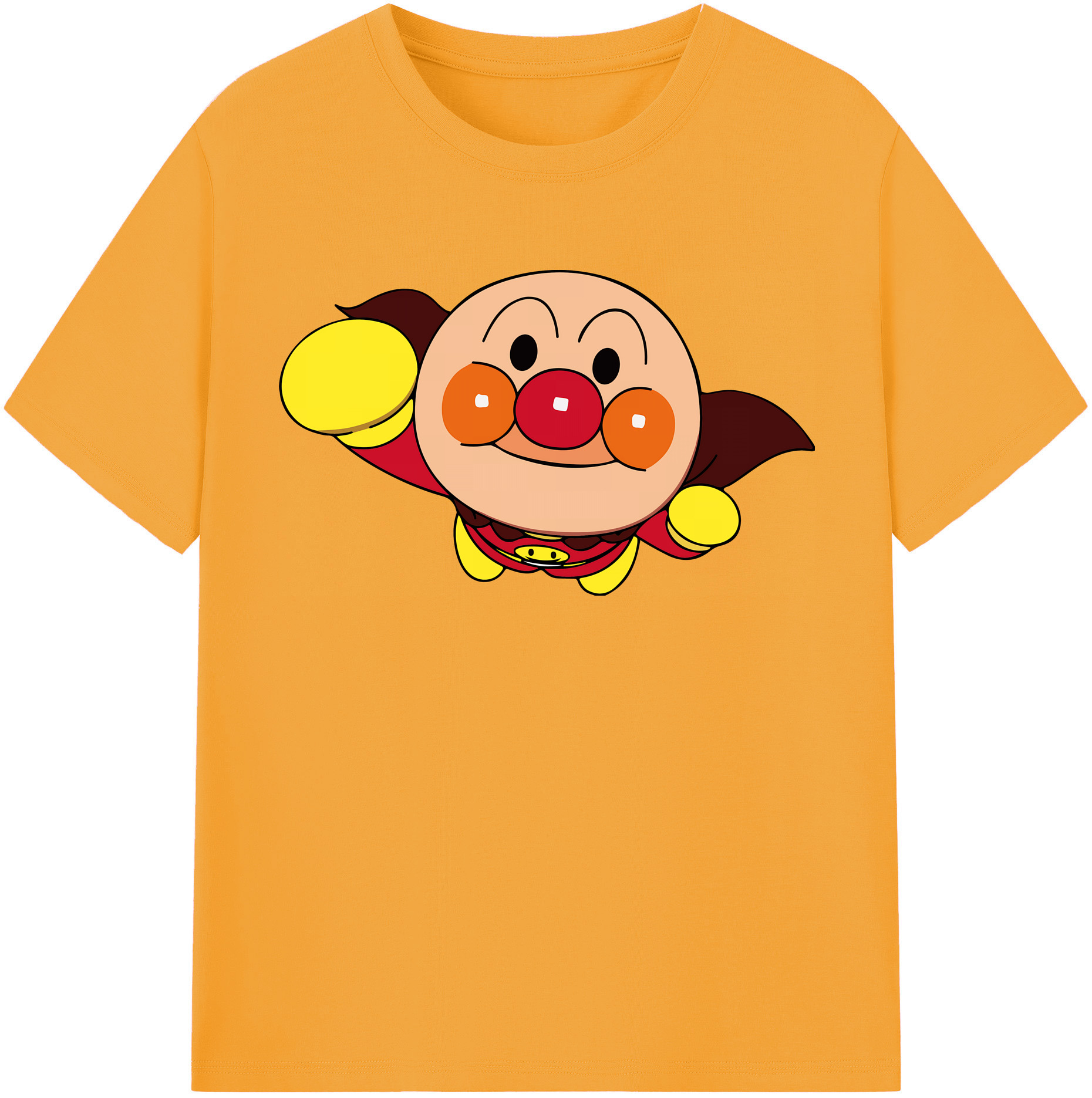 （画像用） アンパンマン Anpanman レディースカジュアルプリントTシャツ（綿100％）