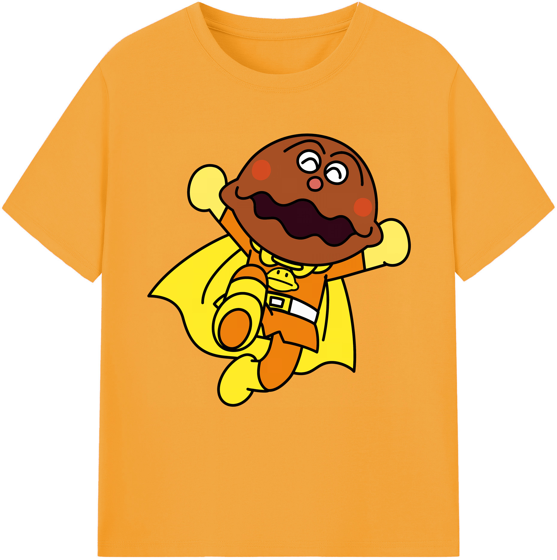 （画像用） アンパンマン Anpanman レディースカジュアルプリントTシャツ（綿100％）