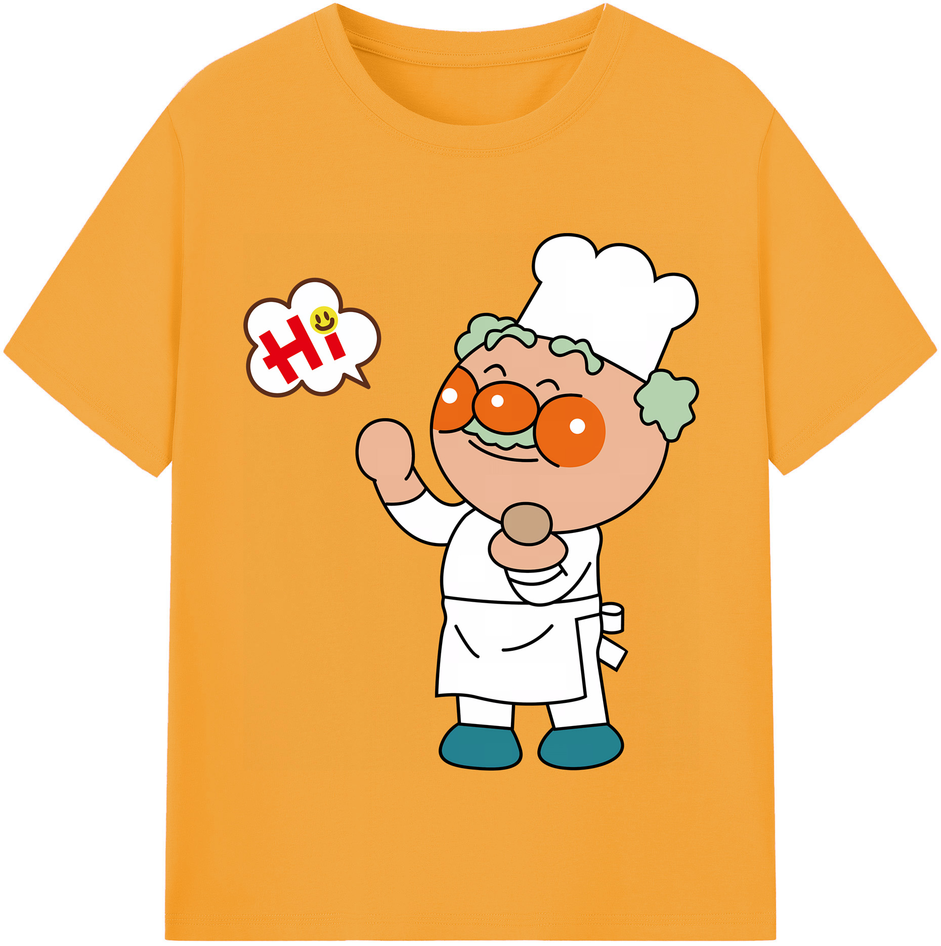 （画像用） アンパンマン Anpanman レディースカジュアルプリントTシャツ（綿100％）