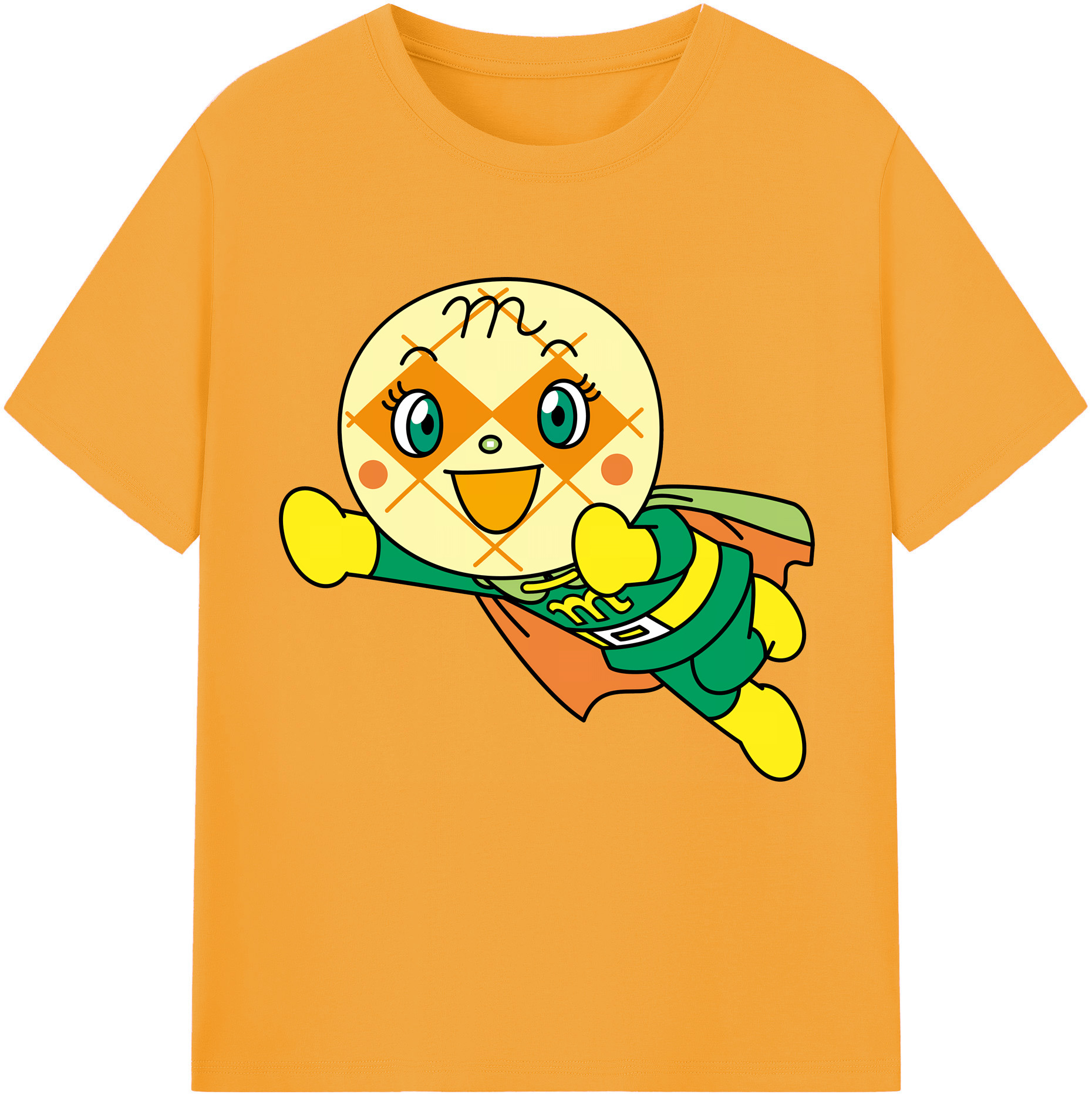 （画像用） アンパンマン Anpanman レディースカジュアルプリントTシャツ（綿100％）