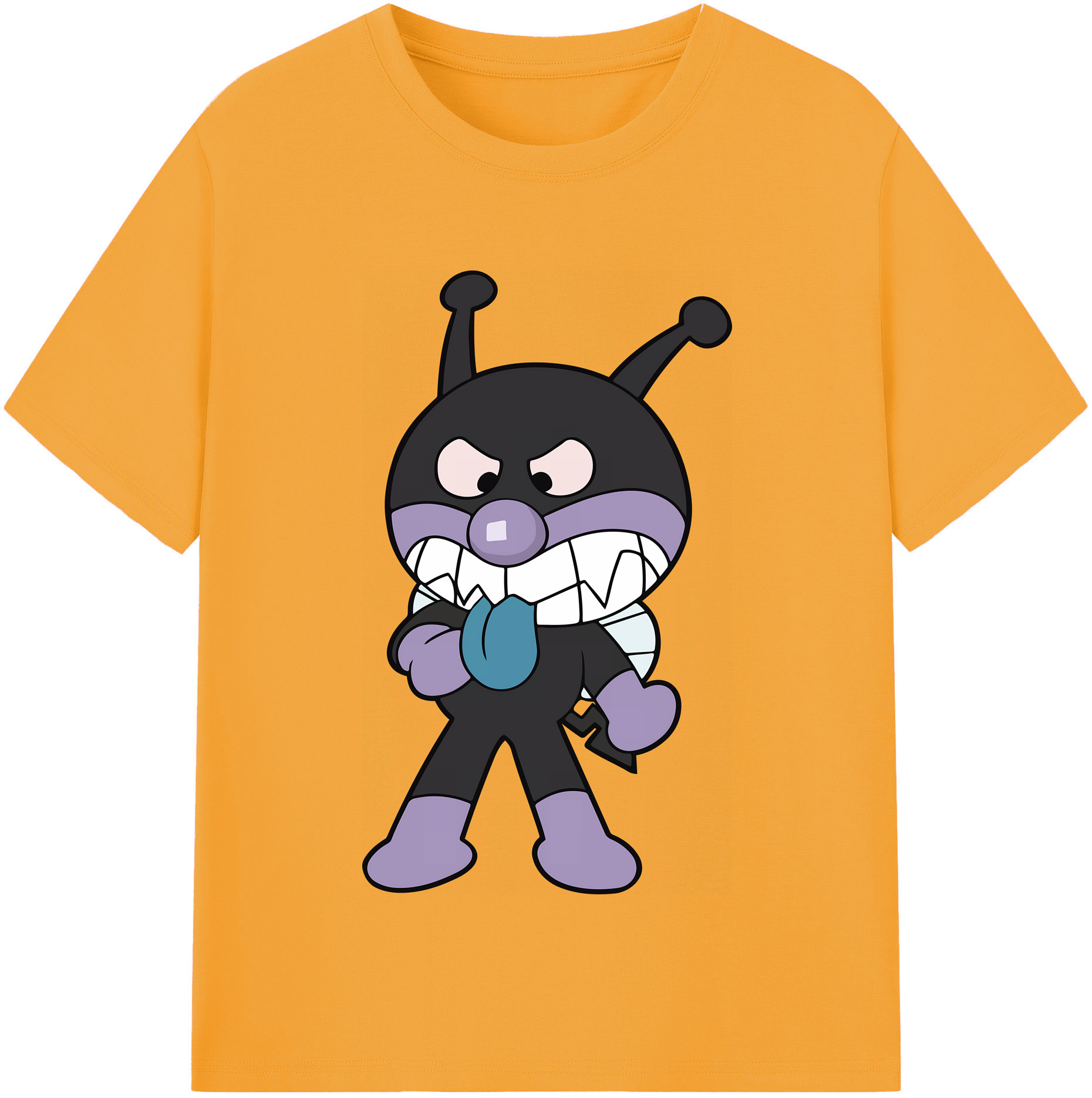 （画像用） アンパンマン Anpanman レディースカジュアルプリントTシャツ（綿100％）