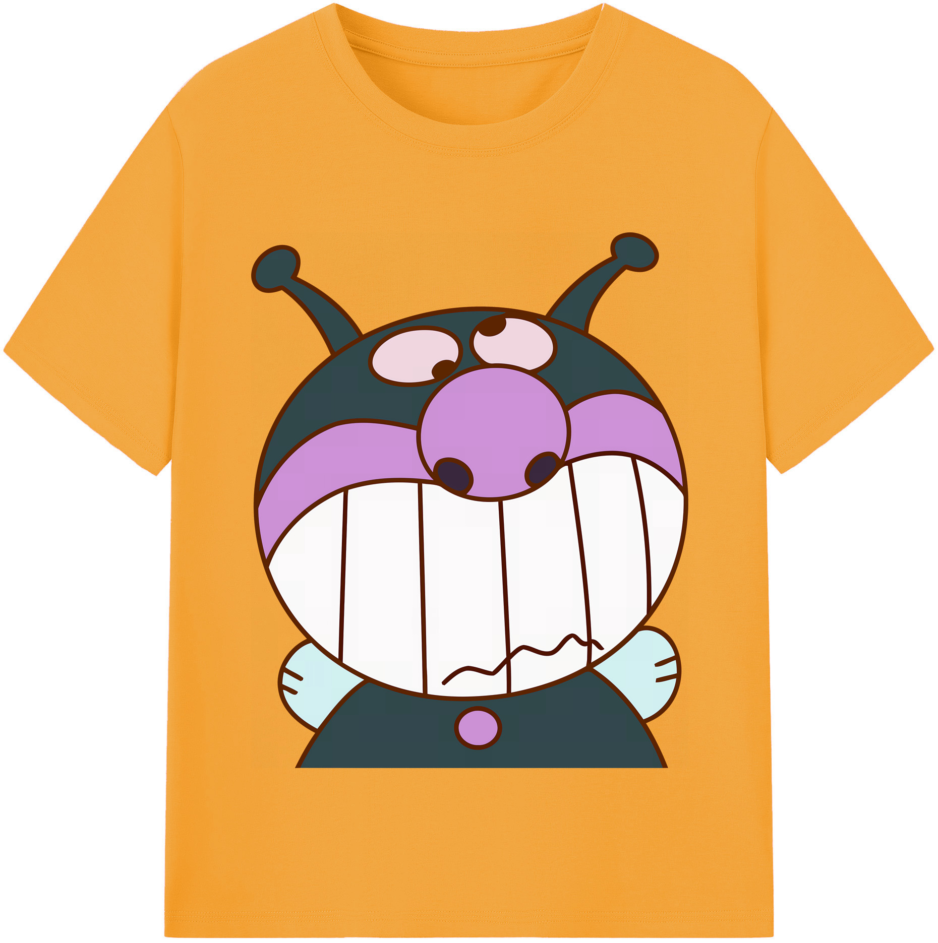 （画像用） アンパンマン Anpanman レディースカジュアルプリントTシャツ（綿100％）