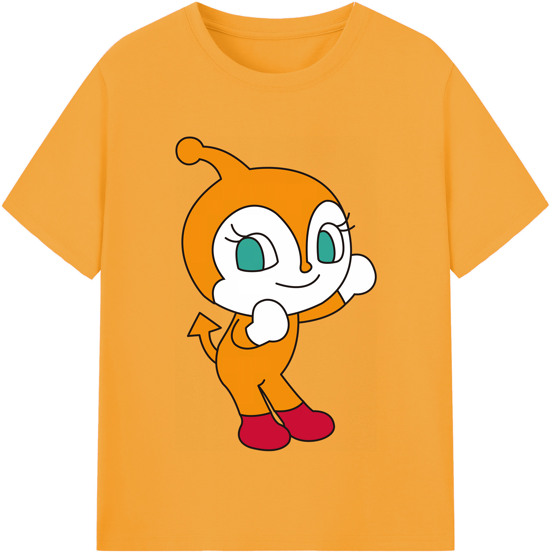 （画像用） アンパンマン Anpanman レディースカジュアルプリントTシャツ（綿100％）