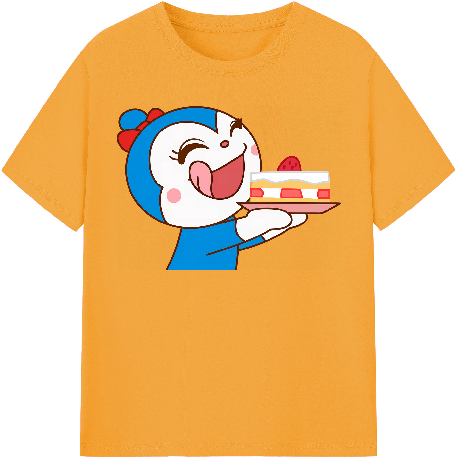 （画像用） アンパンマン Anpanman レディースカジュアルプリントTシャツ（綿100％）