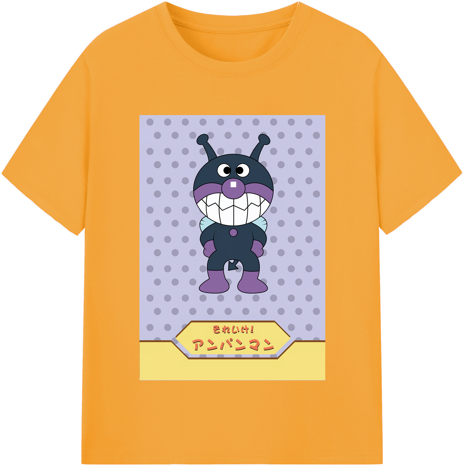 （画像用） アンパンマン Anpanman レディースカジュアルプリントTシャツ（綿100％）