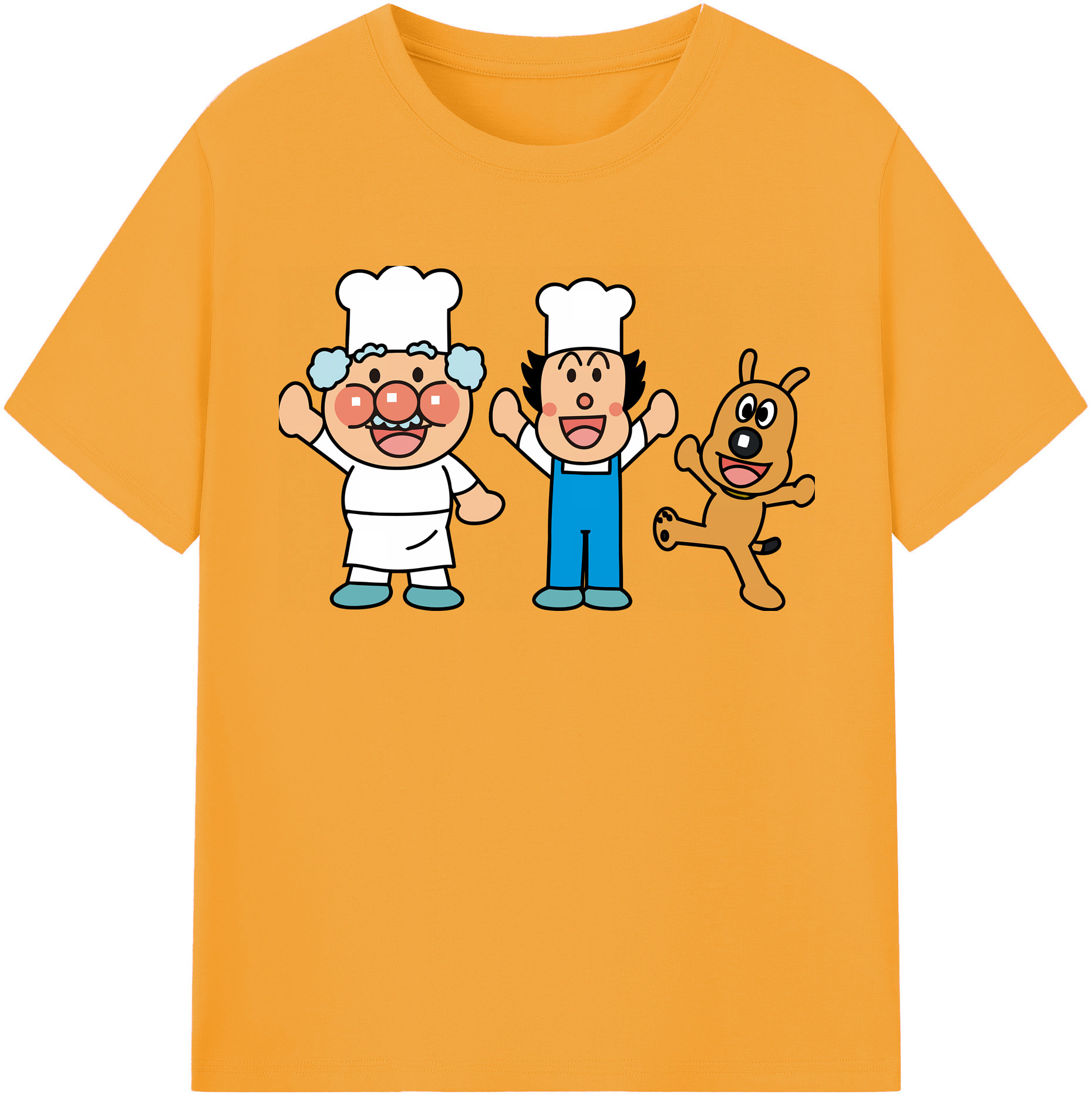 （画像用） アンパンマン Anpanman レディースカジュアルプリントTシャツ（綿100％）