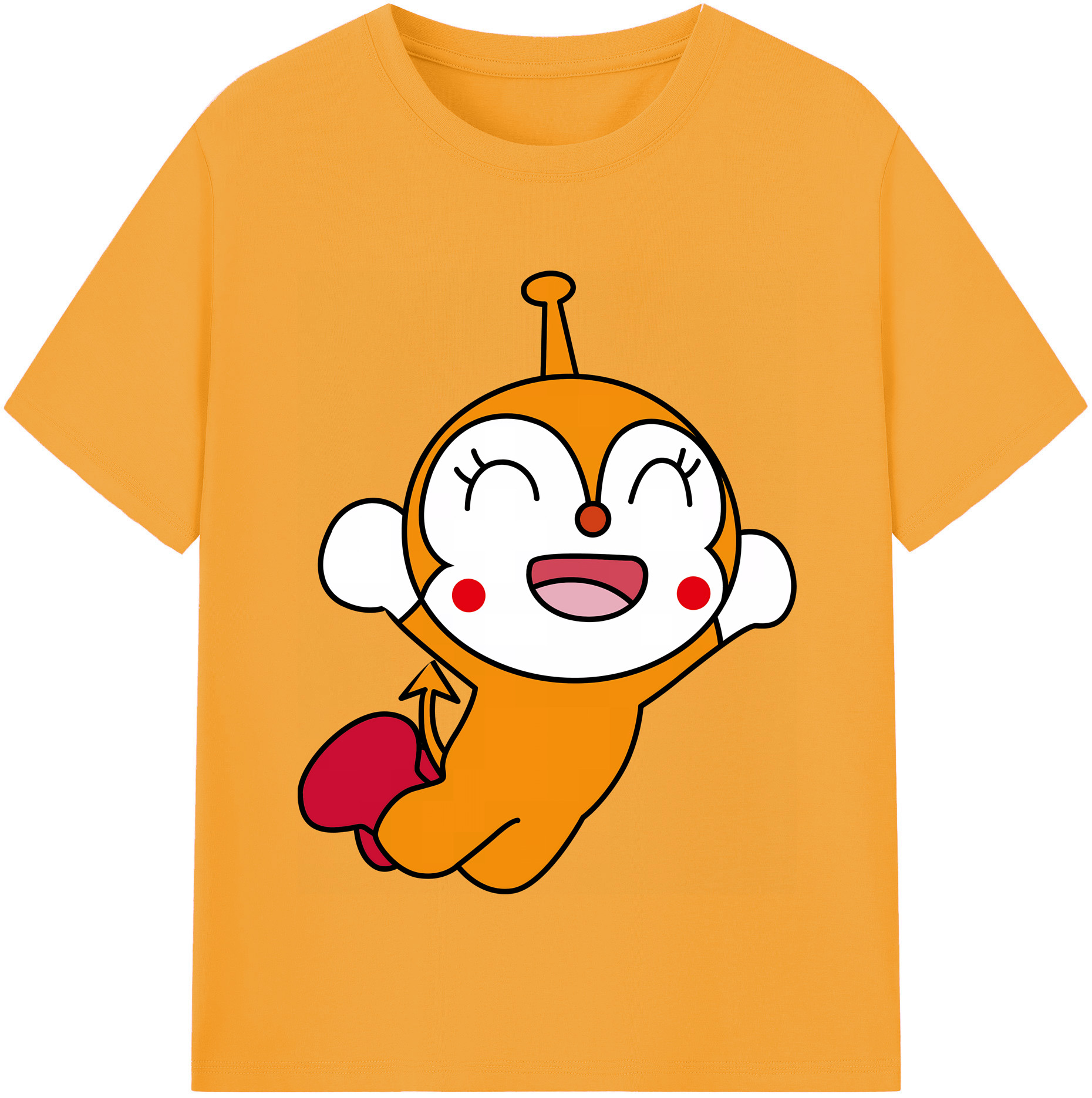 （画像用） アンパンマン Anpanman レディースカジュアルプリントTシャツ（綿100％）