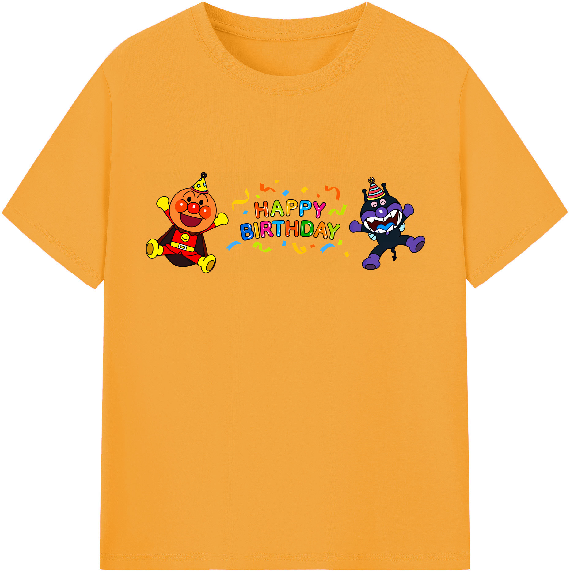 （画像用） アンパンマン Anpanman レディースカジュアルプリントTシャツ（綿100％）