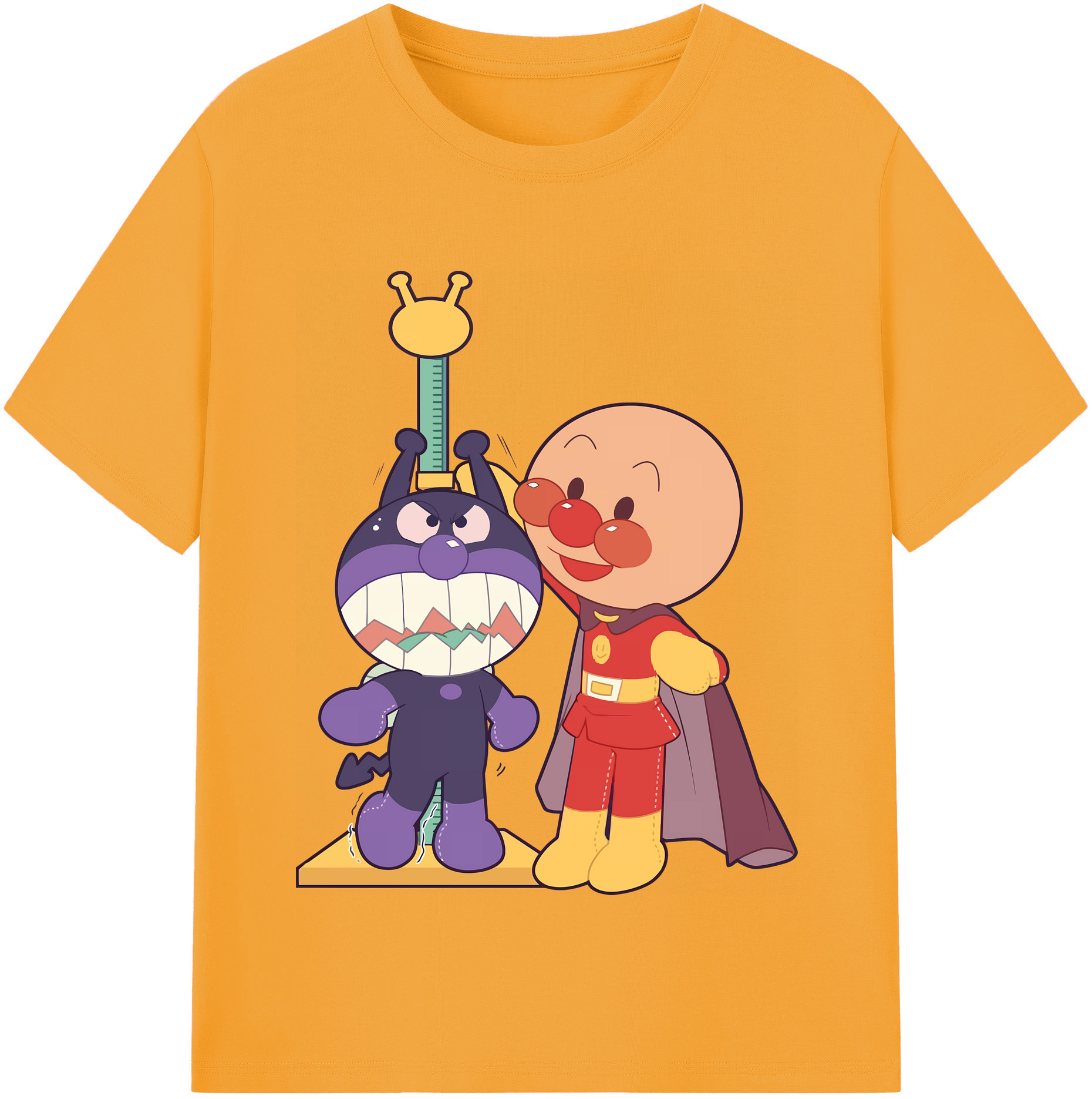 （画像用） アンパンマン Anpanman レディースカジュアルプリントTシャツ（綿100％）