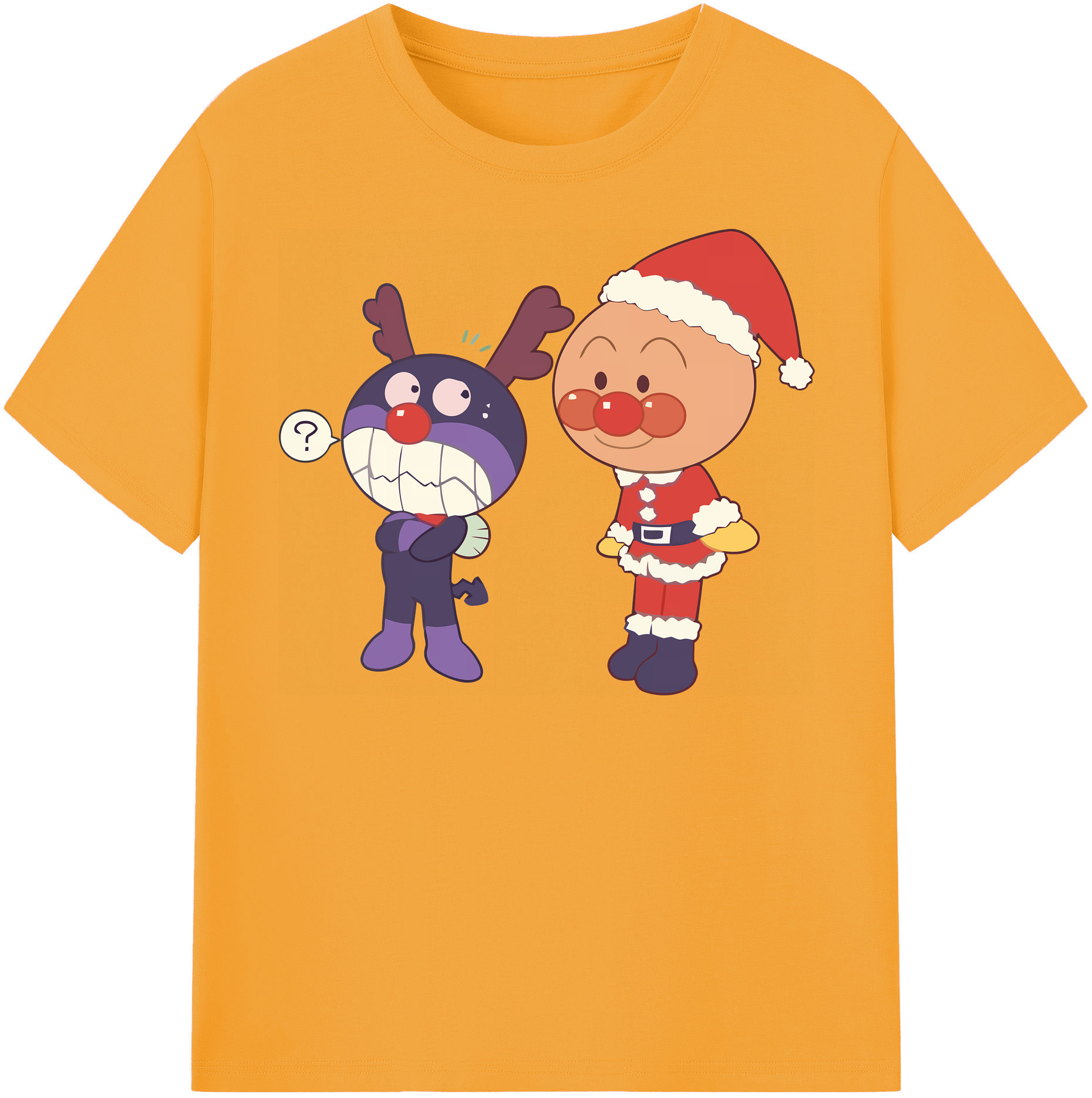 （画像用） アンパンマン Anpanman レディースカジュアルプリントTシャツ（綿100％）