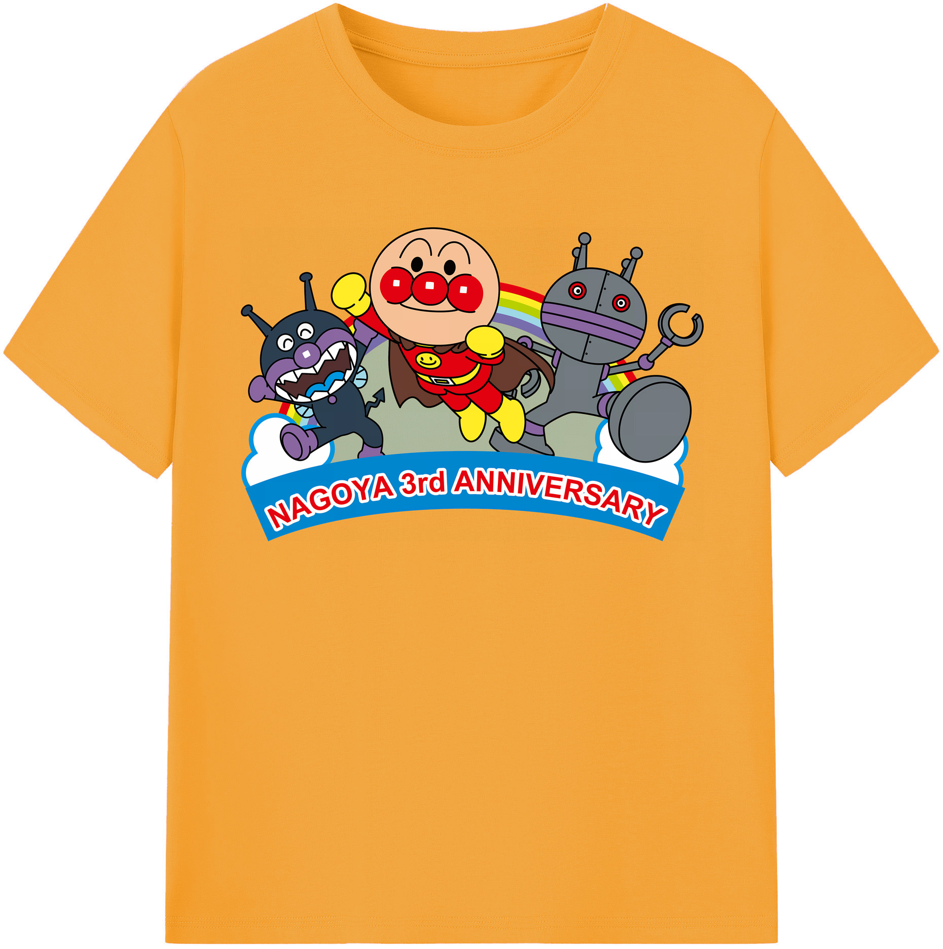 （画像用） アンパンマン Anpanman レディースカジュアルプリントTシャツ（綿100％）