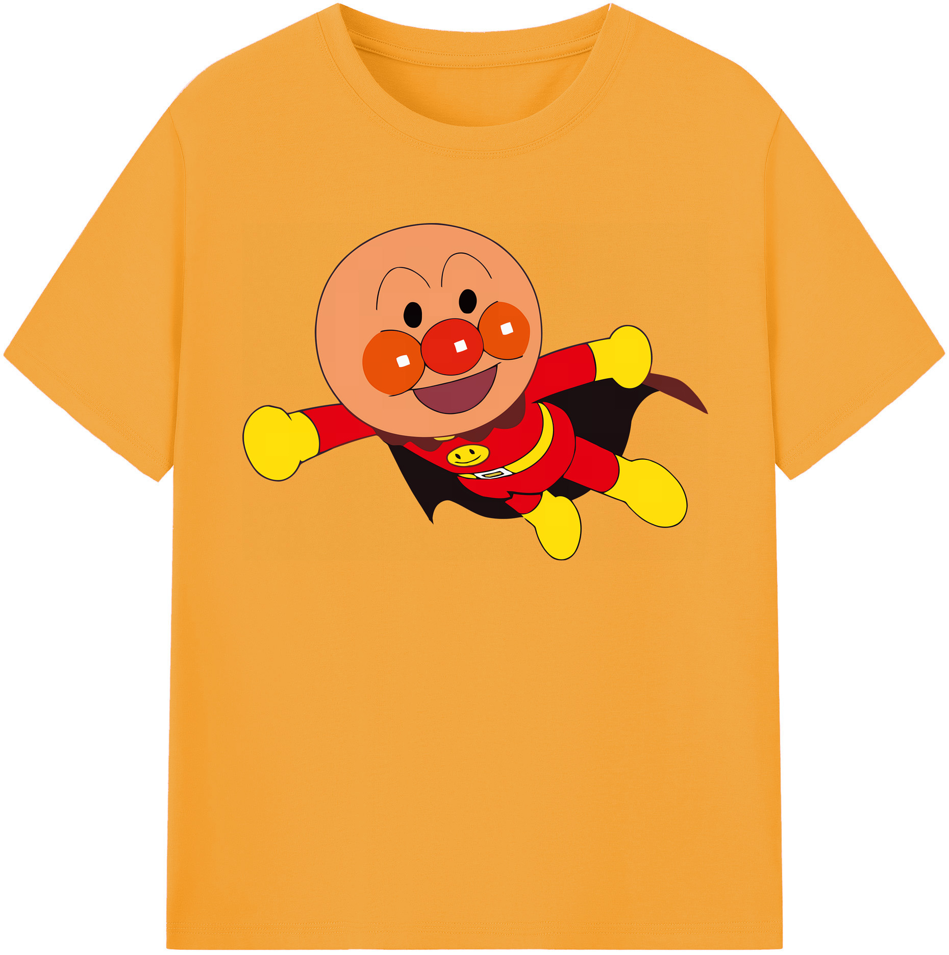 （画像用） アンパンマン Anpanman レディースカジュアルプリントTシャツ（綿100％）