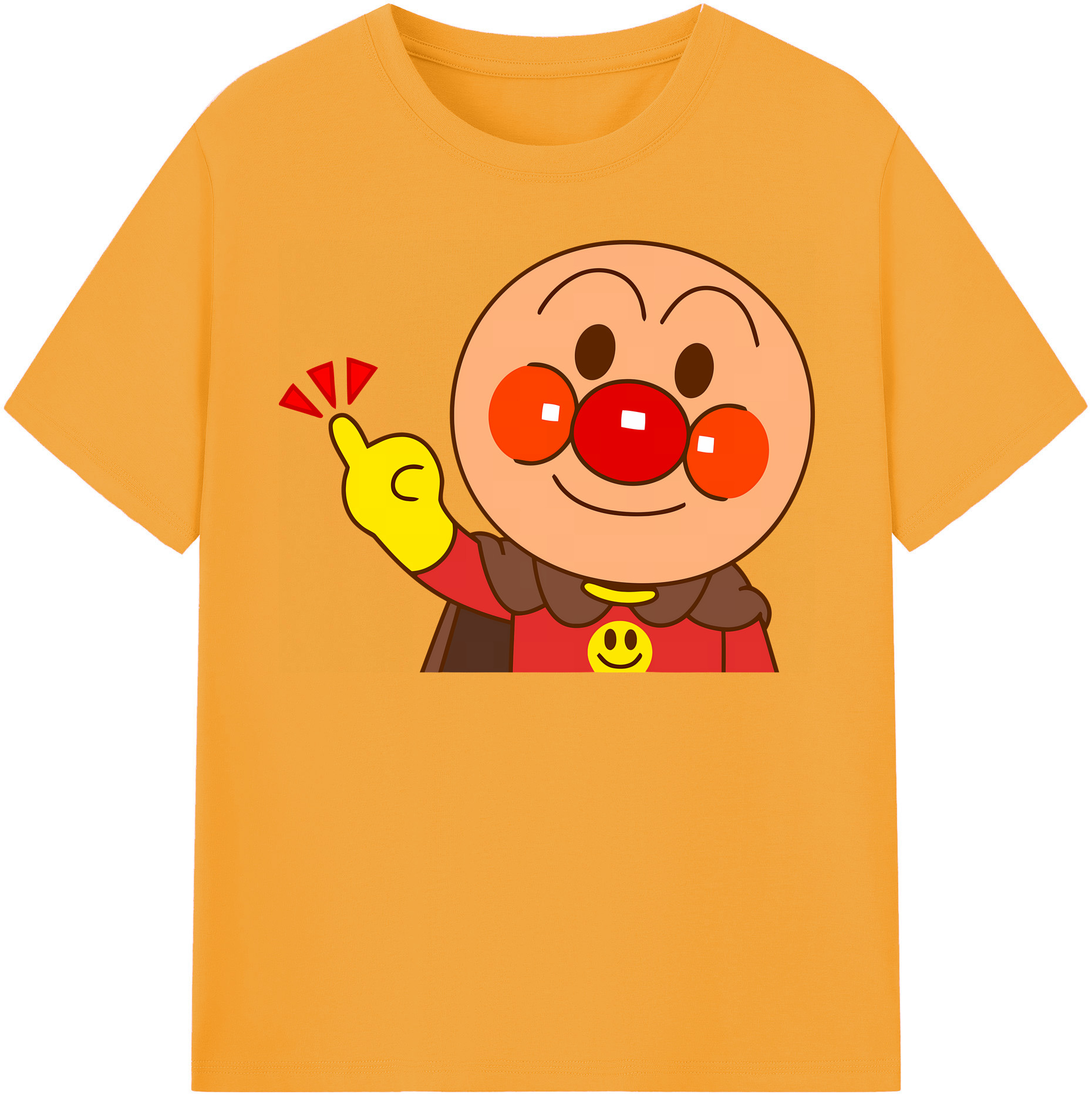 （画像用） アンパンマン Anpanman レディースカジュアルプリントTシャツ（綿100％）