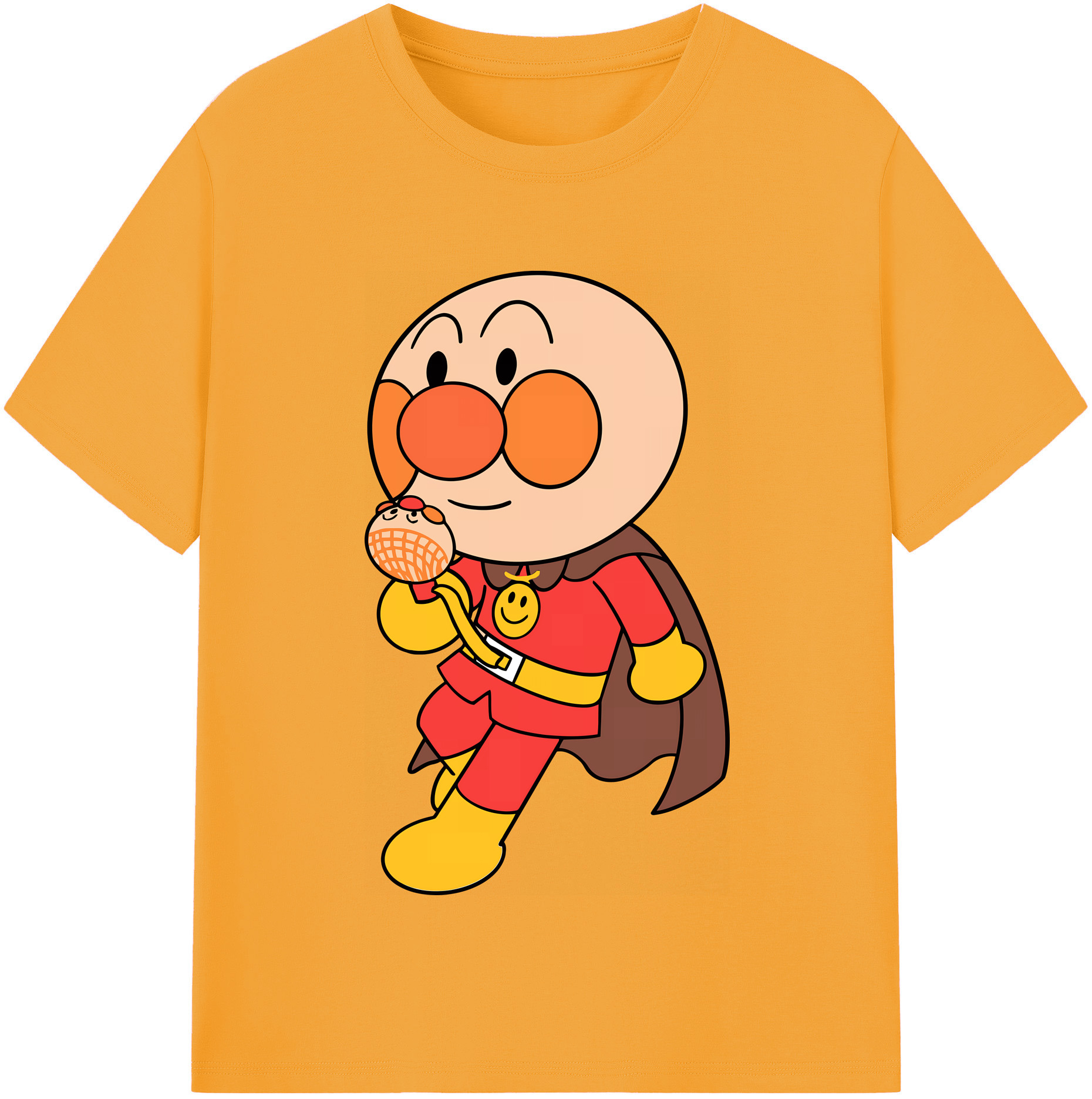 （画像用） アンパンマン Anpanman レディースカジュアルプリントTシャツ（綿100％）