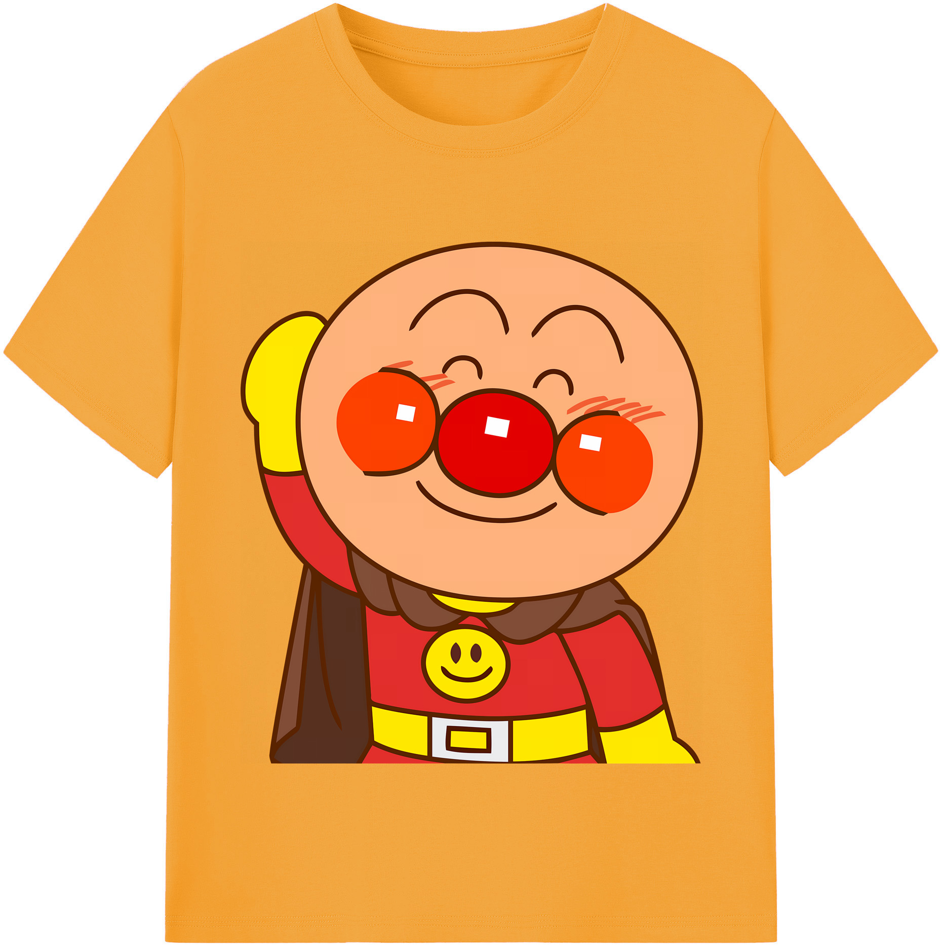 （画像用） アンパンマン Anpanman レディースカジュアルプリントTシャツ（綿100％）
