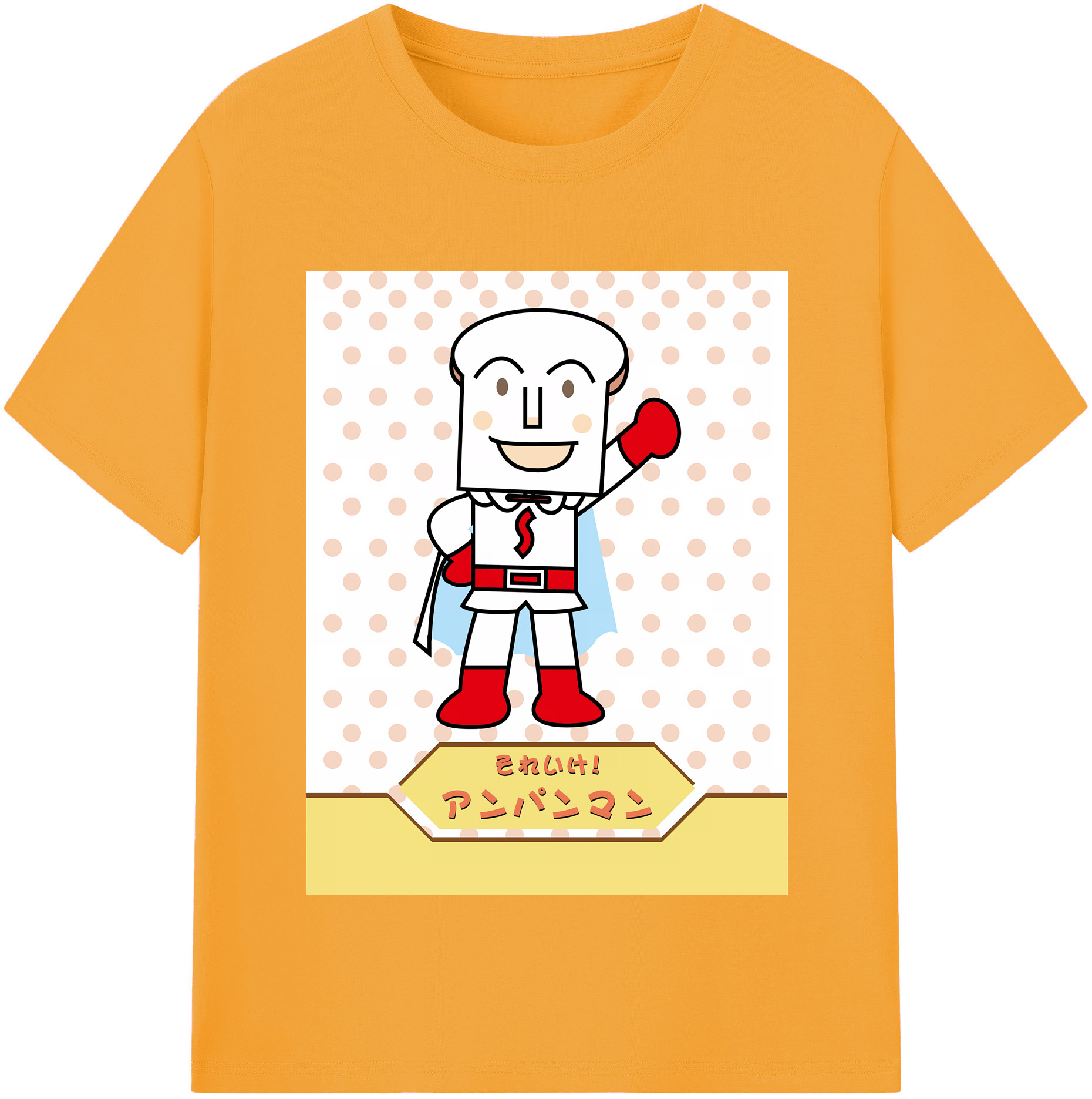 （画像用） アンパンマン Anpanman レディースカジュアルプリントTシャツ（綿100％）