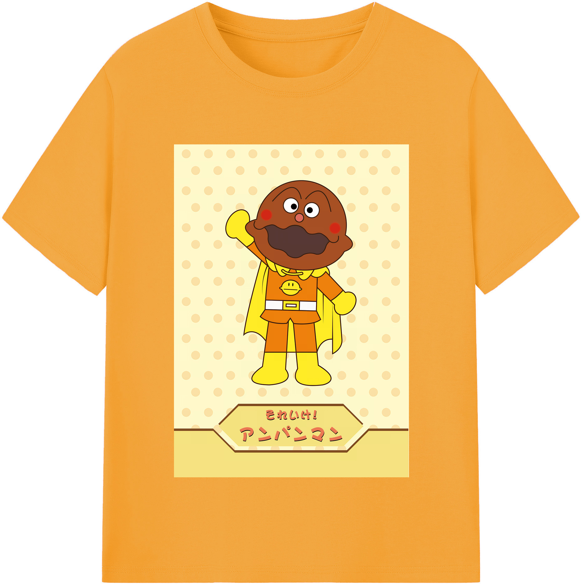 （画像用） アンパンマン Anpanman レディースカジュアルプリントTシャツ（綿100％）
