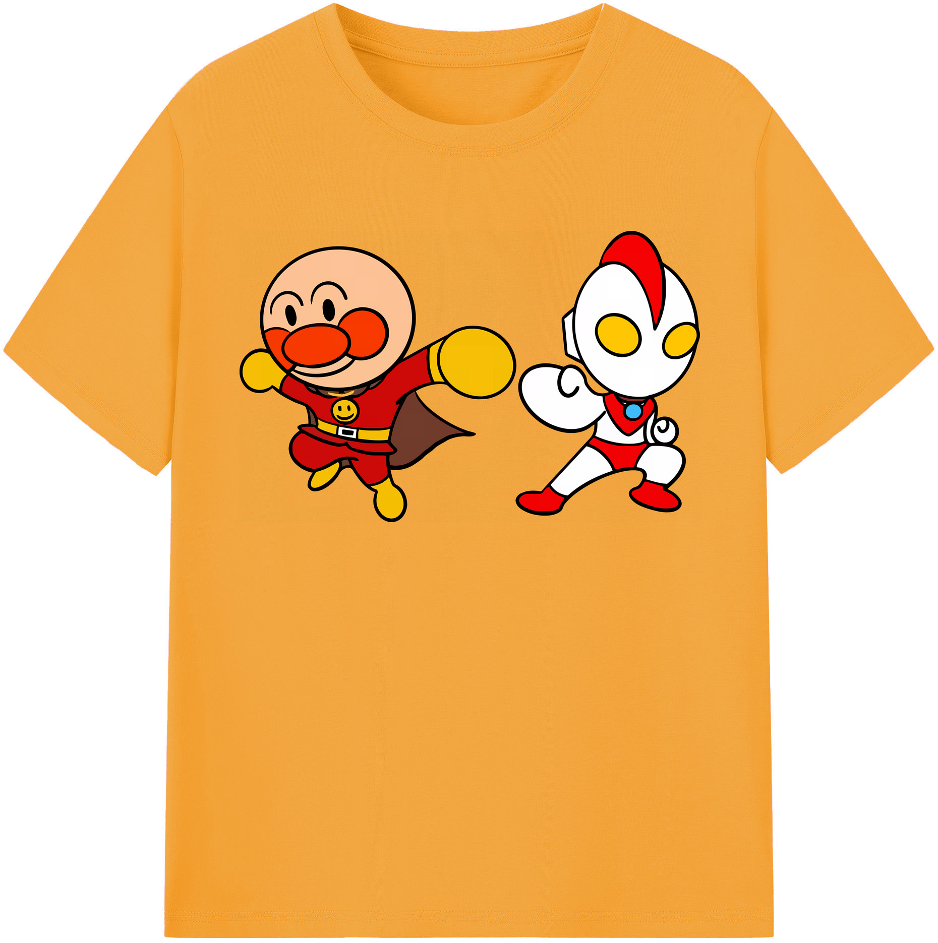 （画像用） アンパンマン Anpanman レディースカジュアルプリントTシャツ（綿100％）