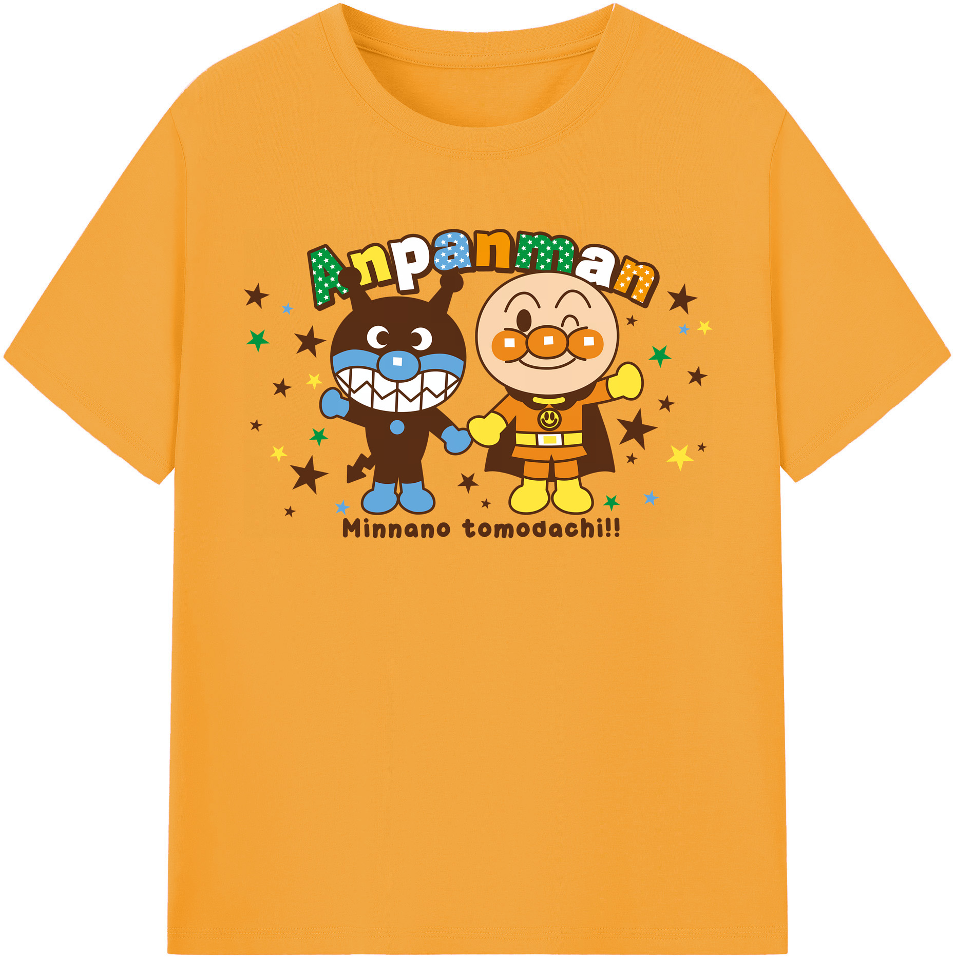 （画像用） アンパンマン Anpanman レディースカジュアルプリントTシャツ（綿100％）