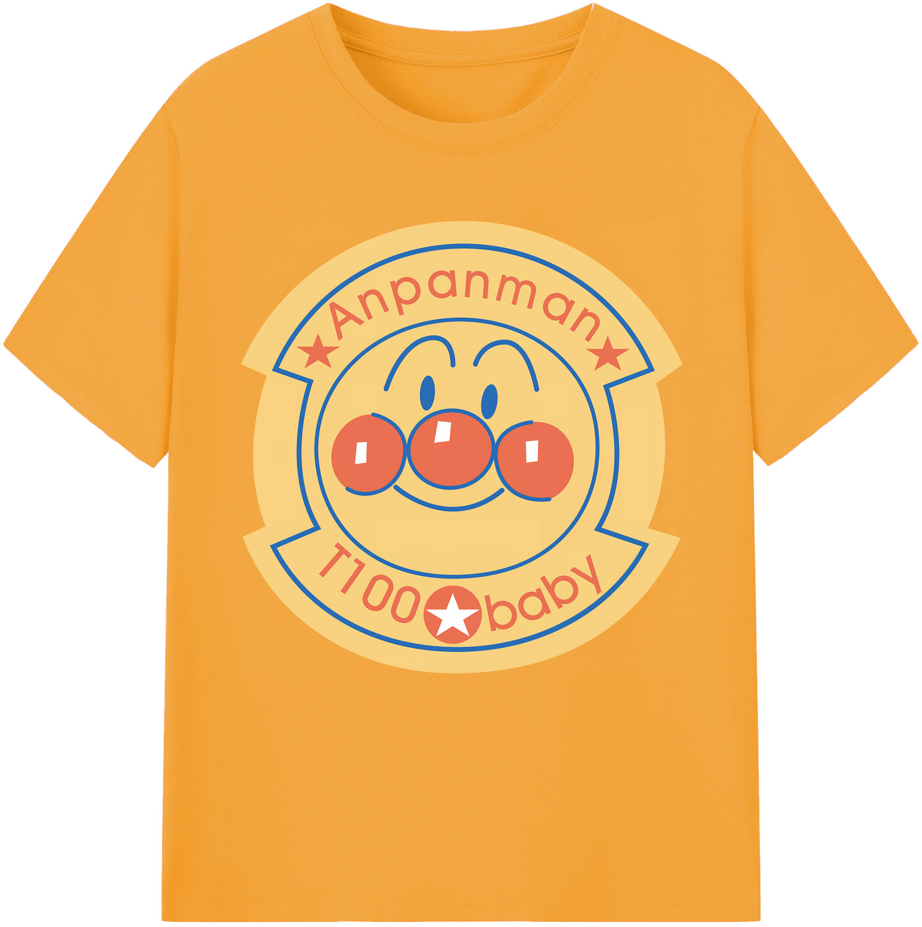（画像用） アンパンマン Anpanman レディースカジュアルプリントTシャツ（綿100％）