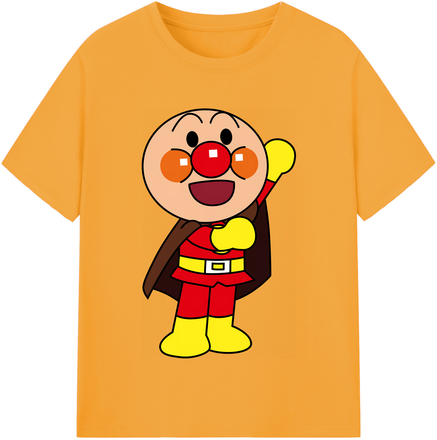 （画像用） アンパンマン Anpanman レディースカジュアルプリントTシャツ（綿100％）