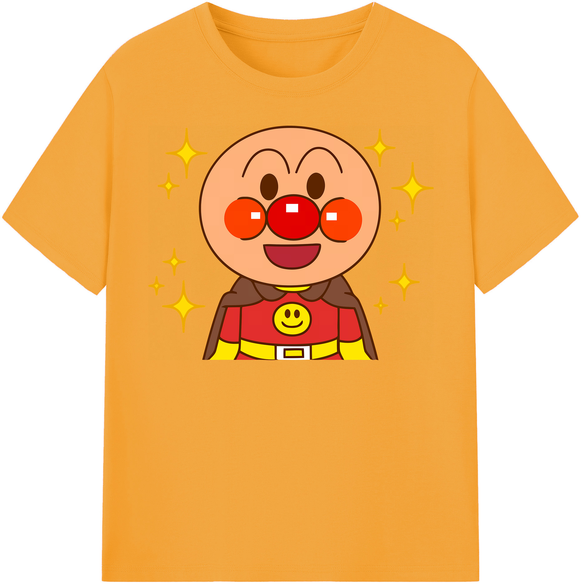 （画像用） アンパンマン Anpanman レディースカジュアルプリントTシャツ（綿100％）