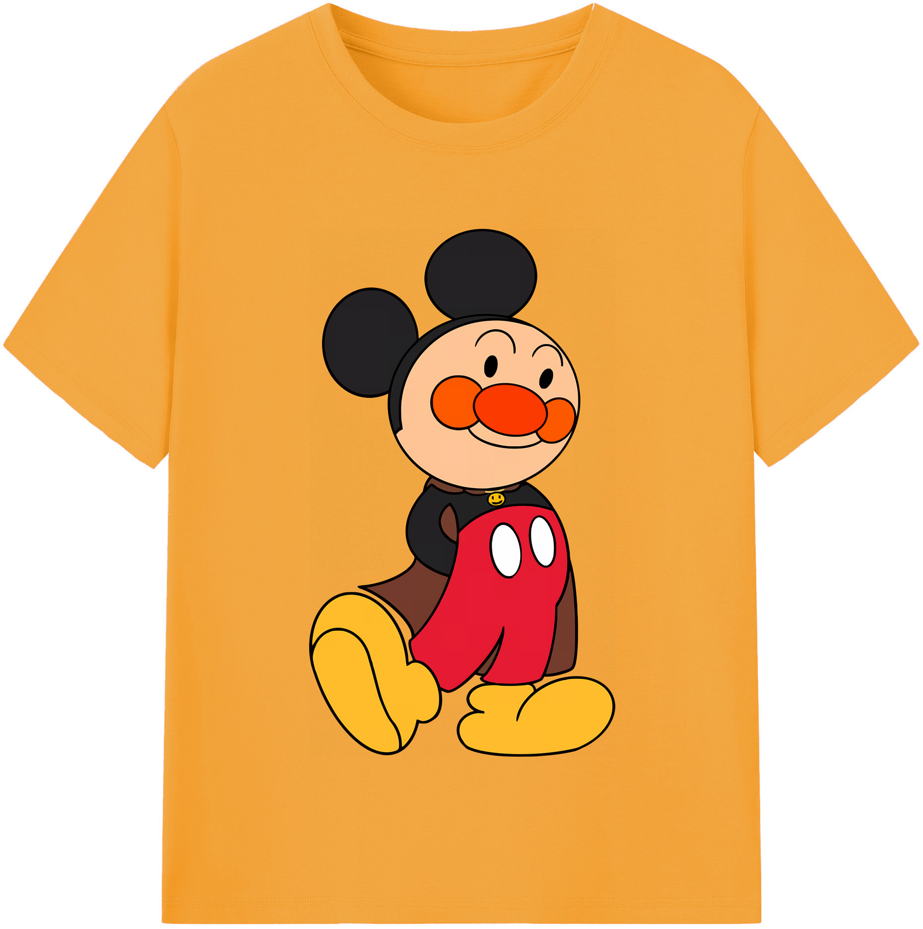 （画像用） アンパンマン Anpanman レディースカジュアルプリントTシャツ（綿100％）