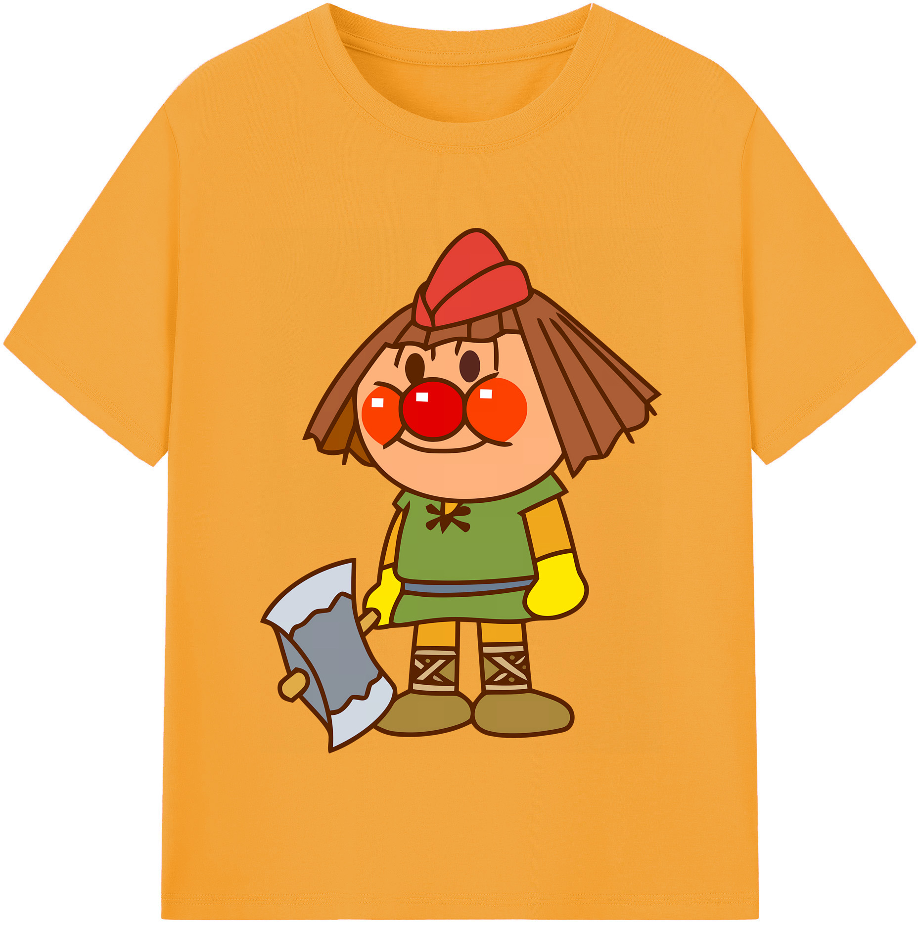 （画像用） アンパンマン Anpanman レディースカジュアルプリントTシャツ（綿100％）