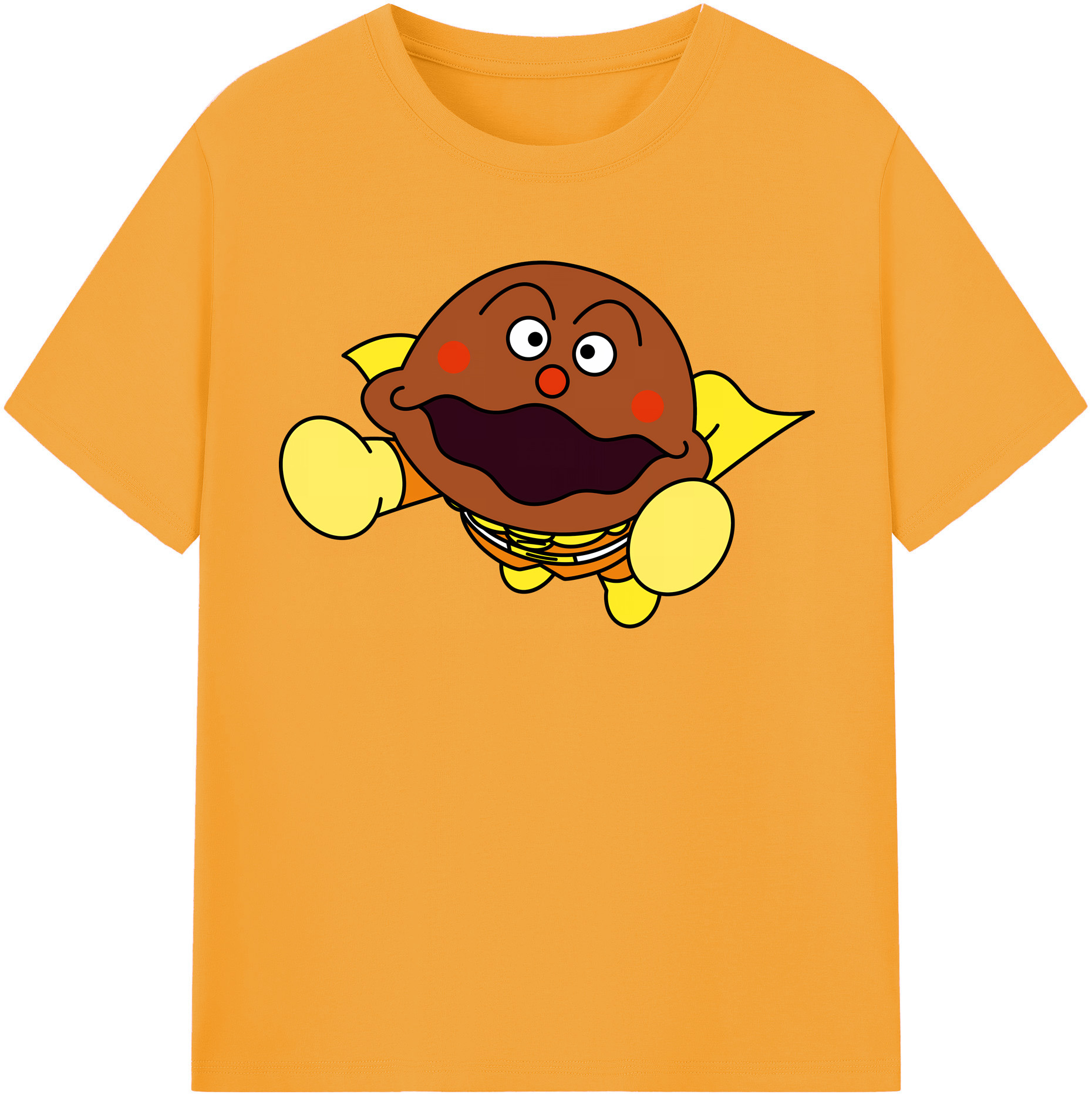 （画像用） アンパンマン Anpanman レディースカジュアルプリントTシャツ（綿100％）