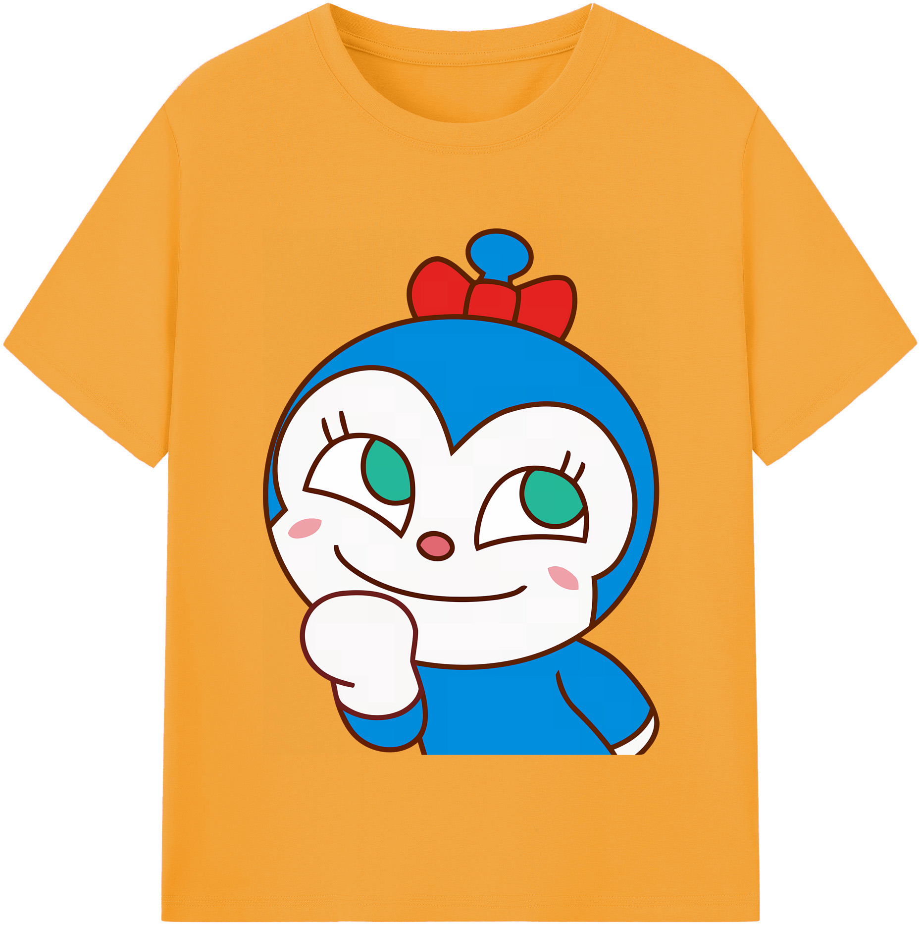 （画像用） アンパンマン Anpanman レディースカジュアルプリントTシャツ（綿100％）