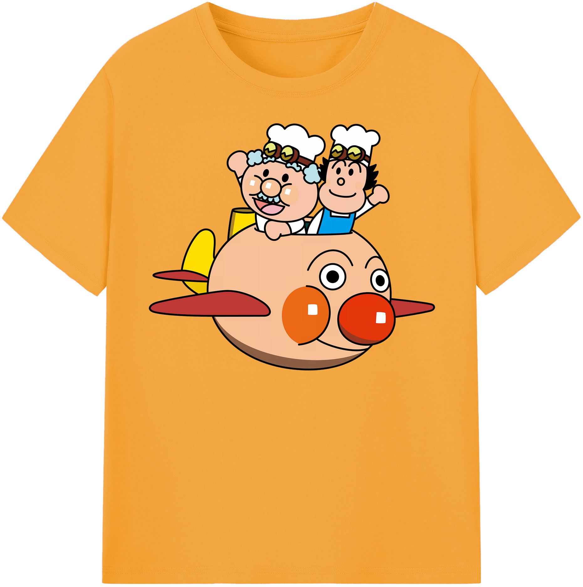 （画像用） アンパンマン Anpanman レディースカジュアルプリントTシャツ（綿100％）