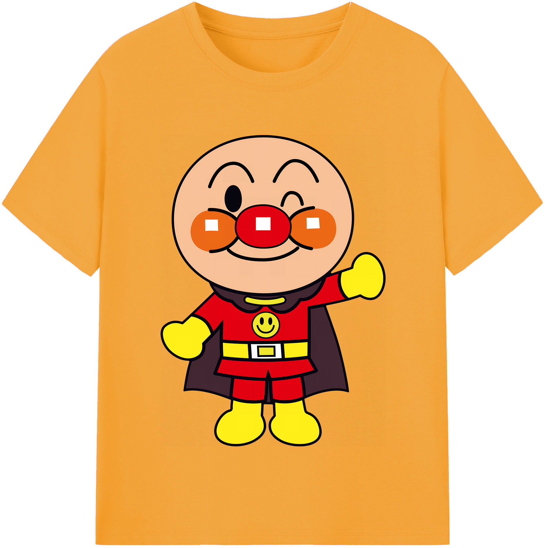 （画像用） アンパンマン Anpanman レディースカジュアルプリントTシャツ（綿100％）