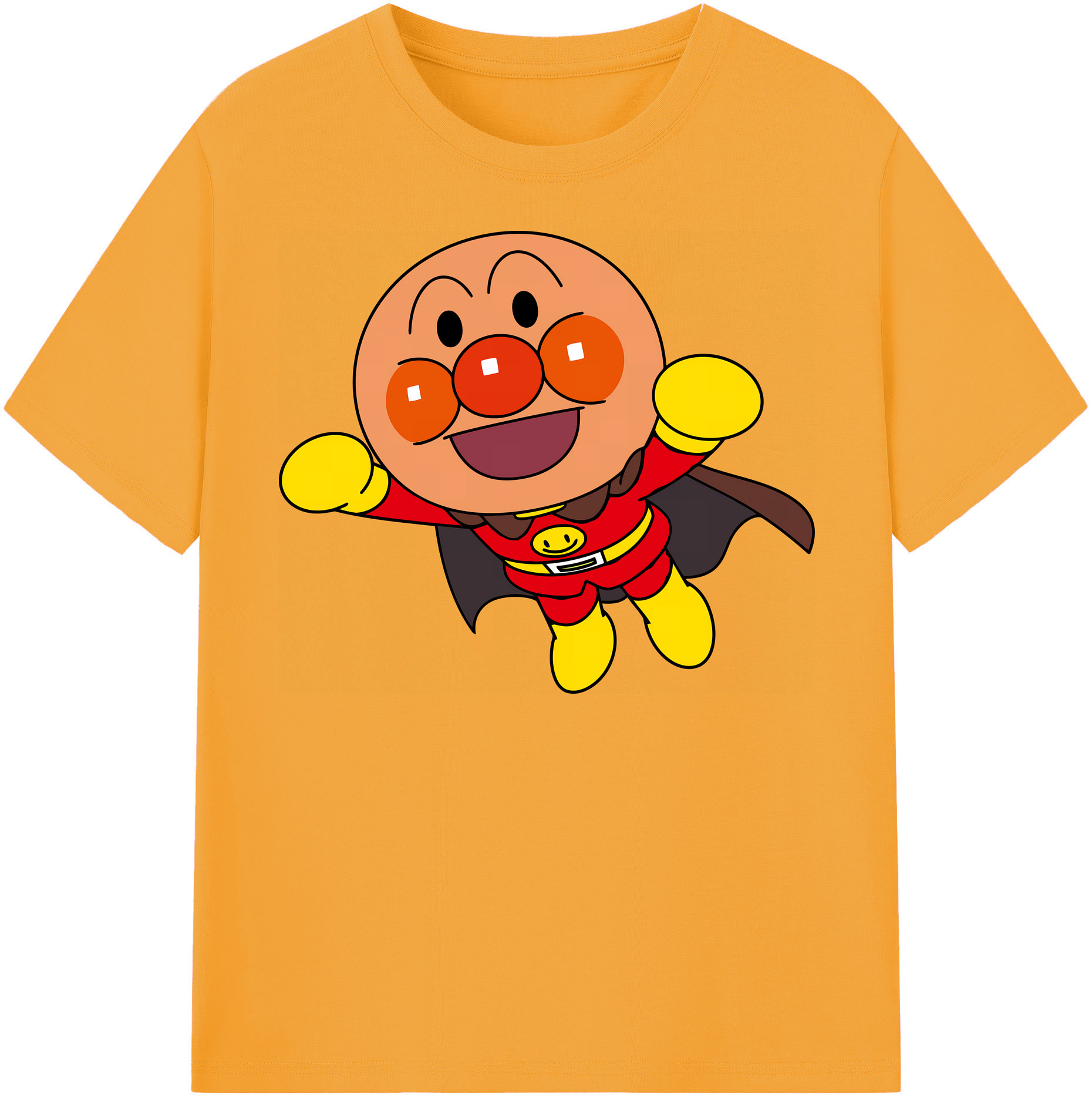 （画像用） アンパンマン Anpanman レディースカジュアルプリントTシャツ（綿100％）