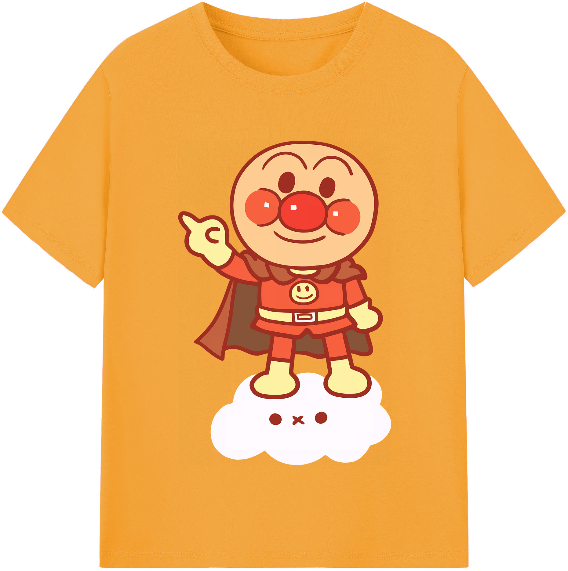 （画像用） アンパンマン Anpanman レディースカジュアルプリントTシャツ（綿100％）