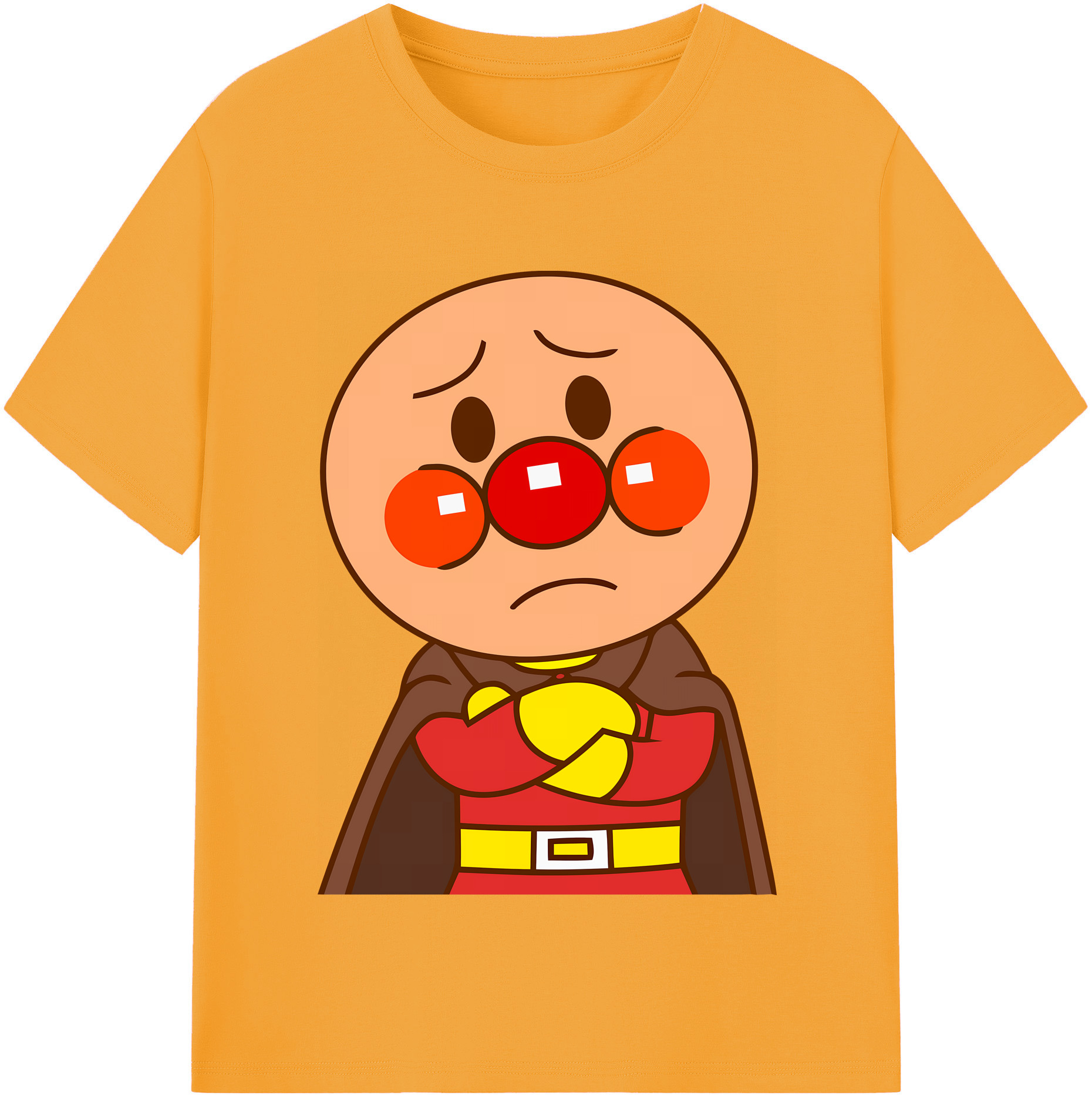 （画像用） アンパンマン Anpanman レディースカジュアルプリントTシャツ（綿100％）
