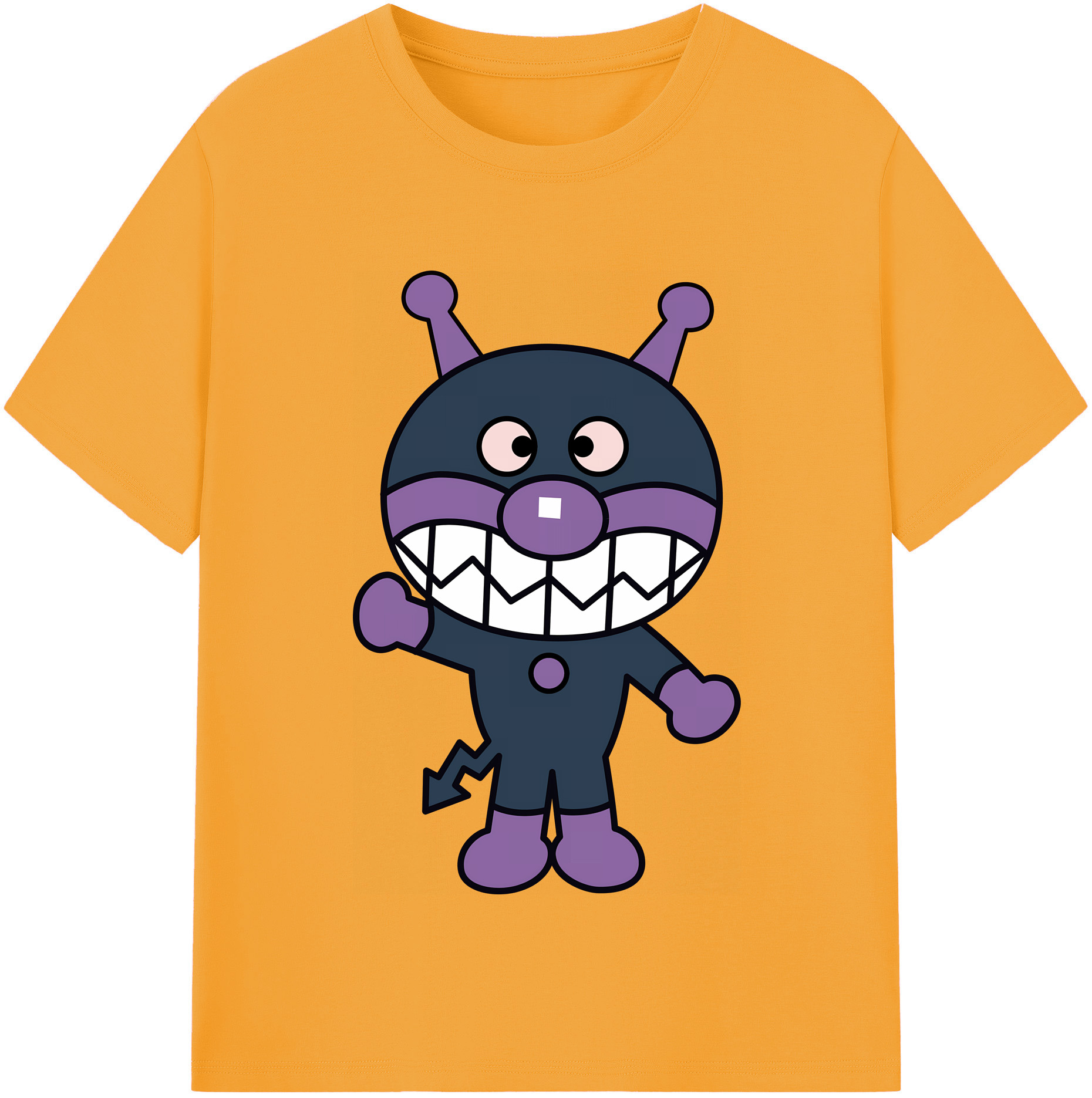 （画像用） アンパンマン Anpanman レディースカジュアルプリントTシャツ（綿100％）