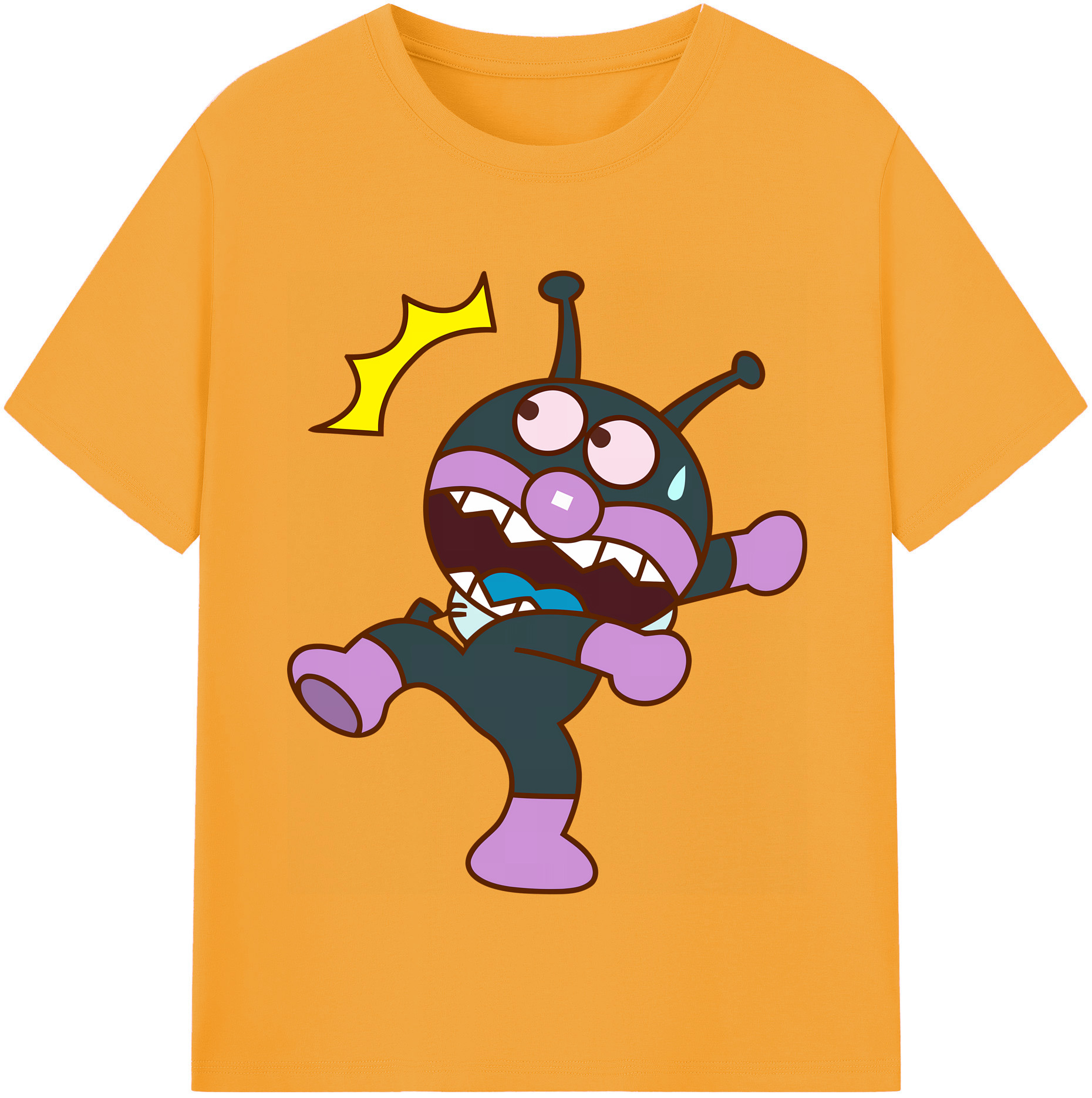 （画像用） アンパンマン Anpanman レディースカジュアルプリントTシャツ（綿100％）