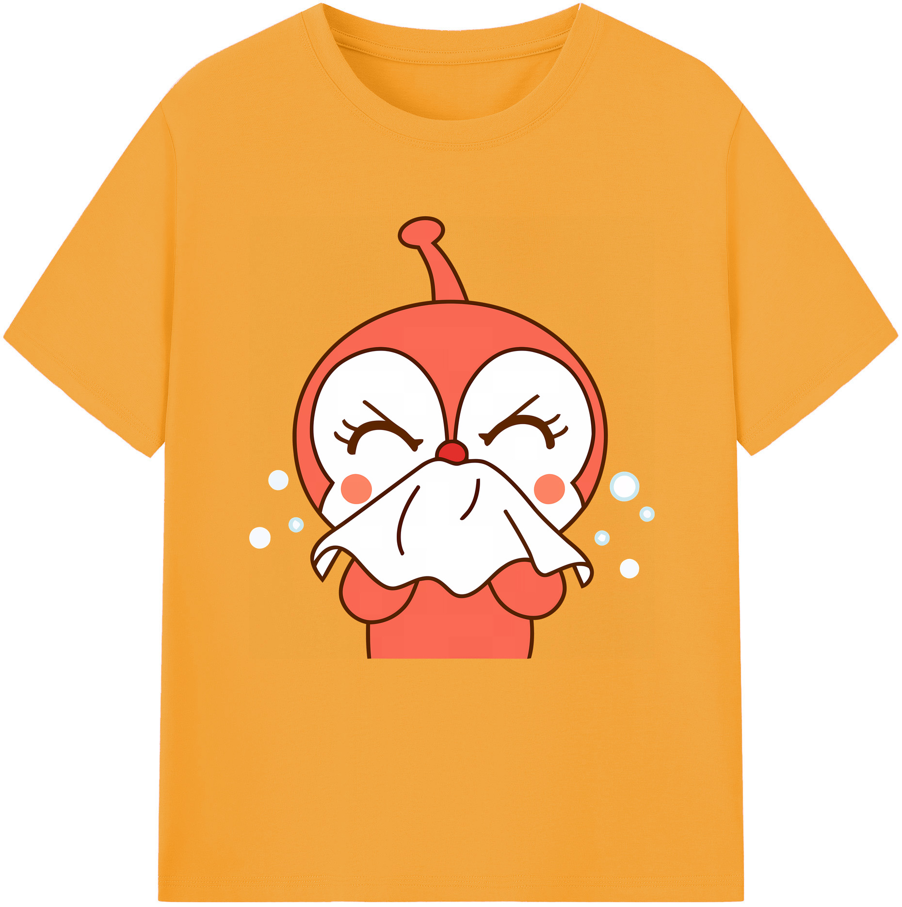 （画像用） アンパンマン Anpanman レディースカジュアルプリントTシャツ（綿100％）