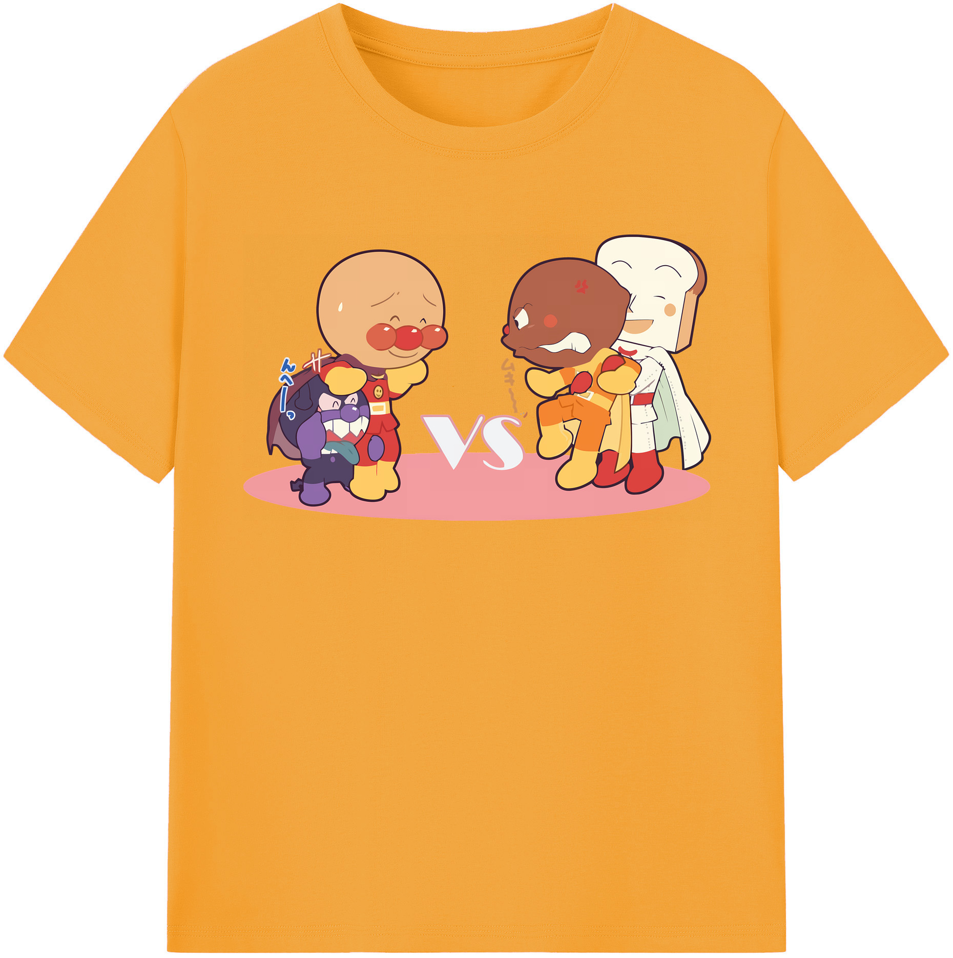 （画像用） アンパンマン Anpanman レディースカジュアルプリントTシャツ（綿100％）