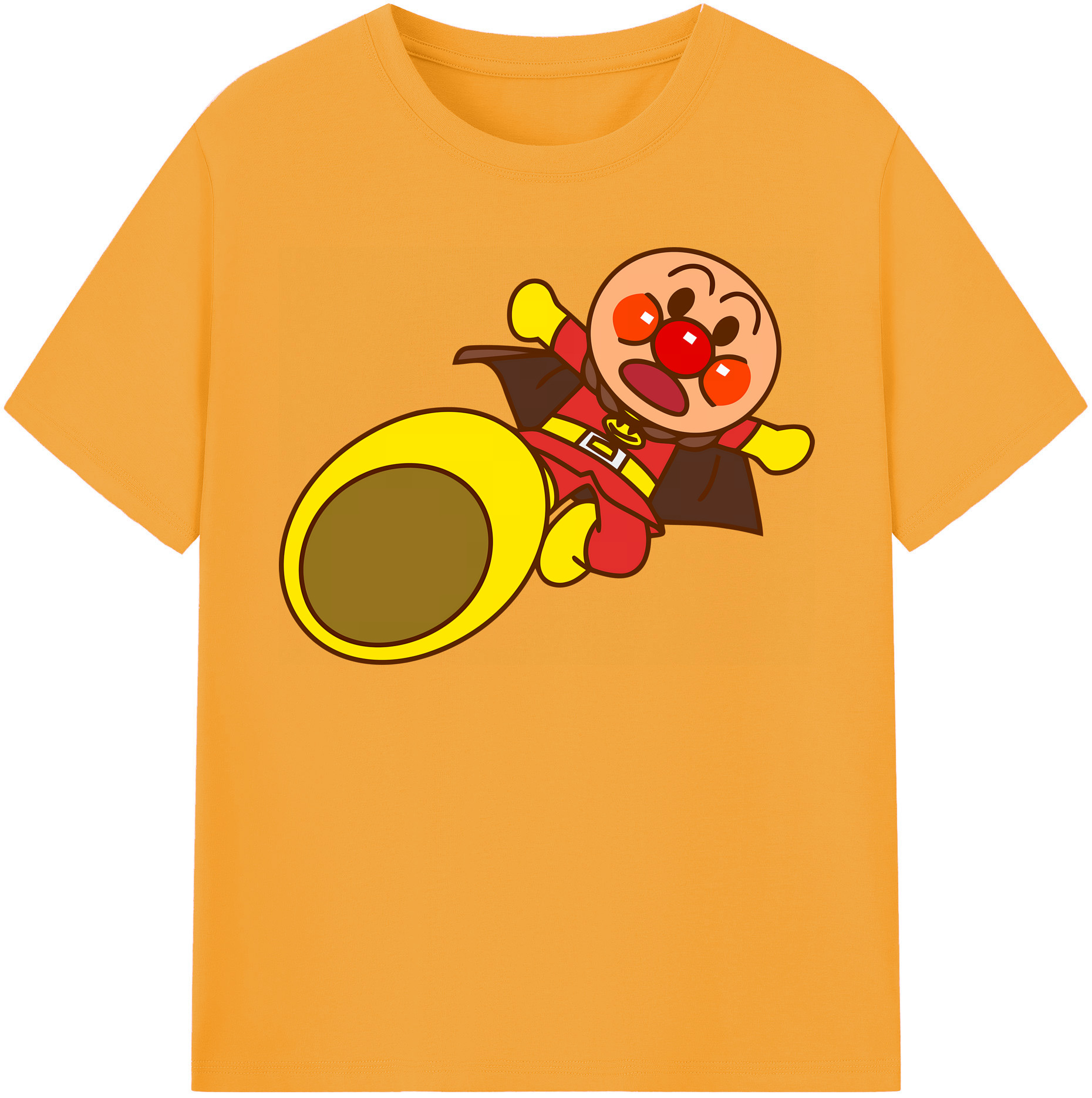 （画像用） アンパンマン Anpanman レディースカジュアルプリントTシャツ（綿100％）