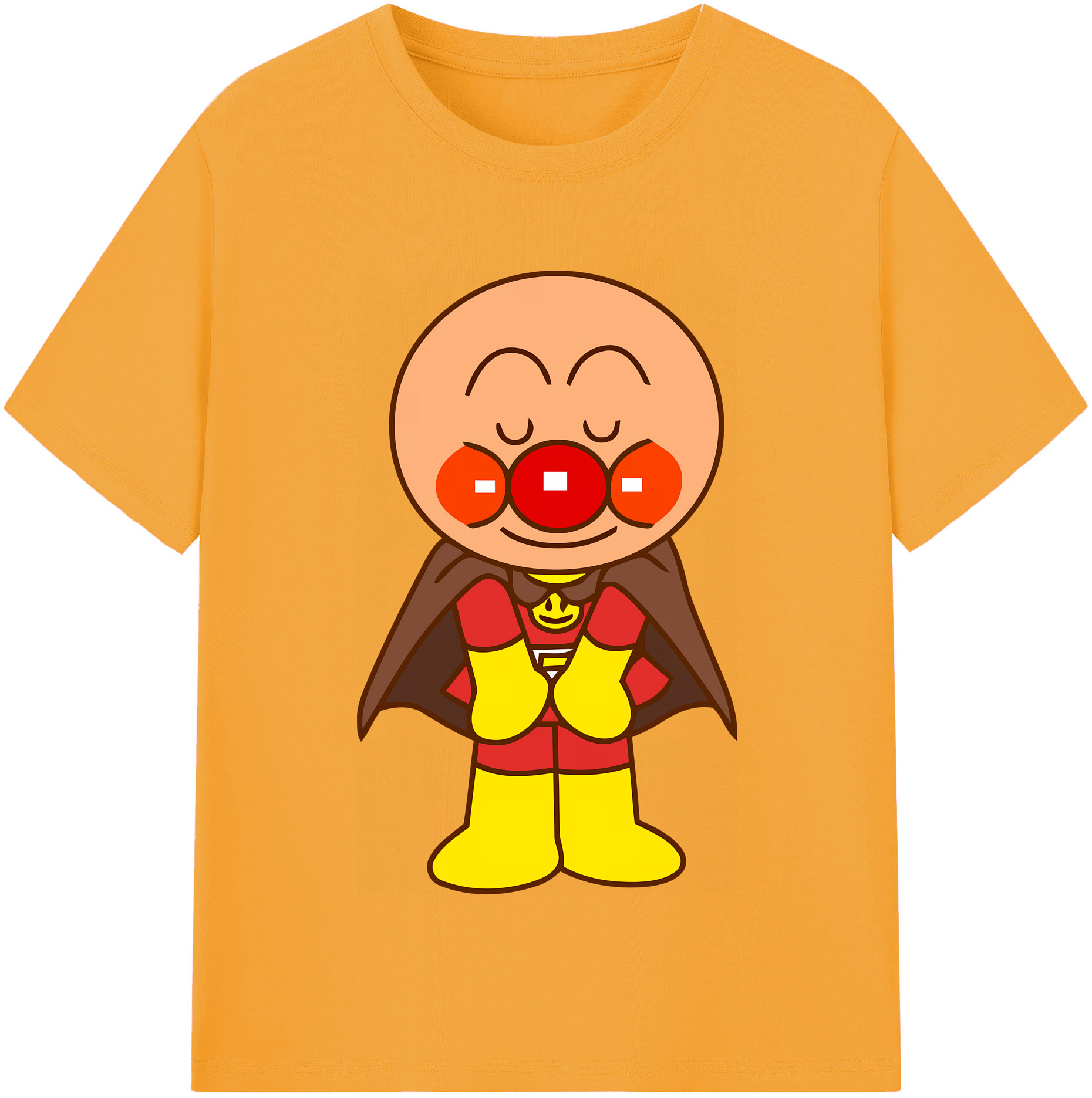 （画像用） アンパンマン Anpanman レディースカジュアルプリントTシャツ（綿100％）