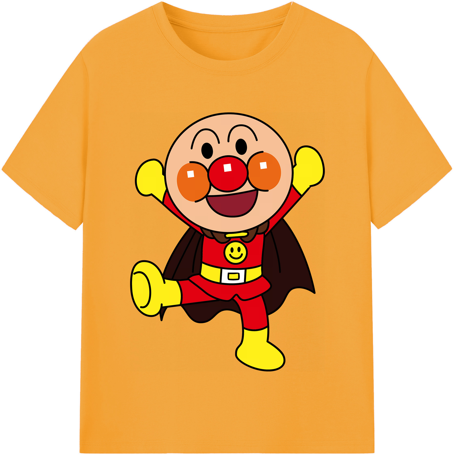 （画像用） アンパンマン Anpanman レディースカジュアルプリントTシャツ（綿100％）