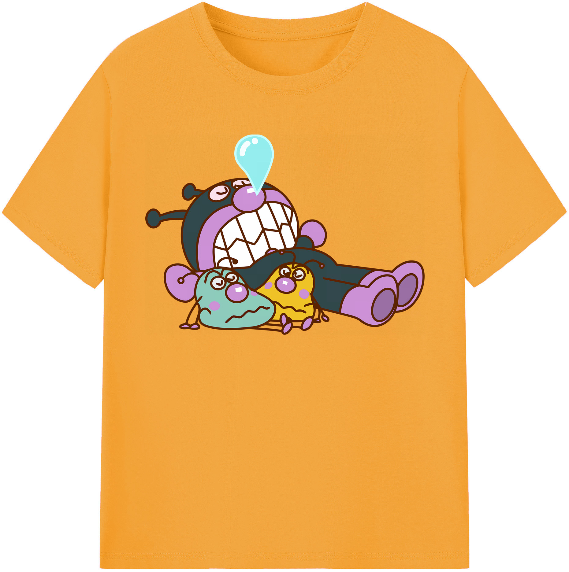 （画像用） アンパンマン Anpanman レディースカジュアルプリントTシャツ（綿100％）