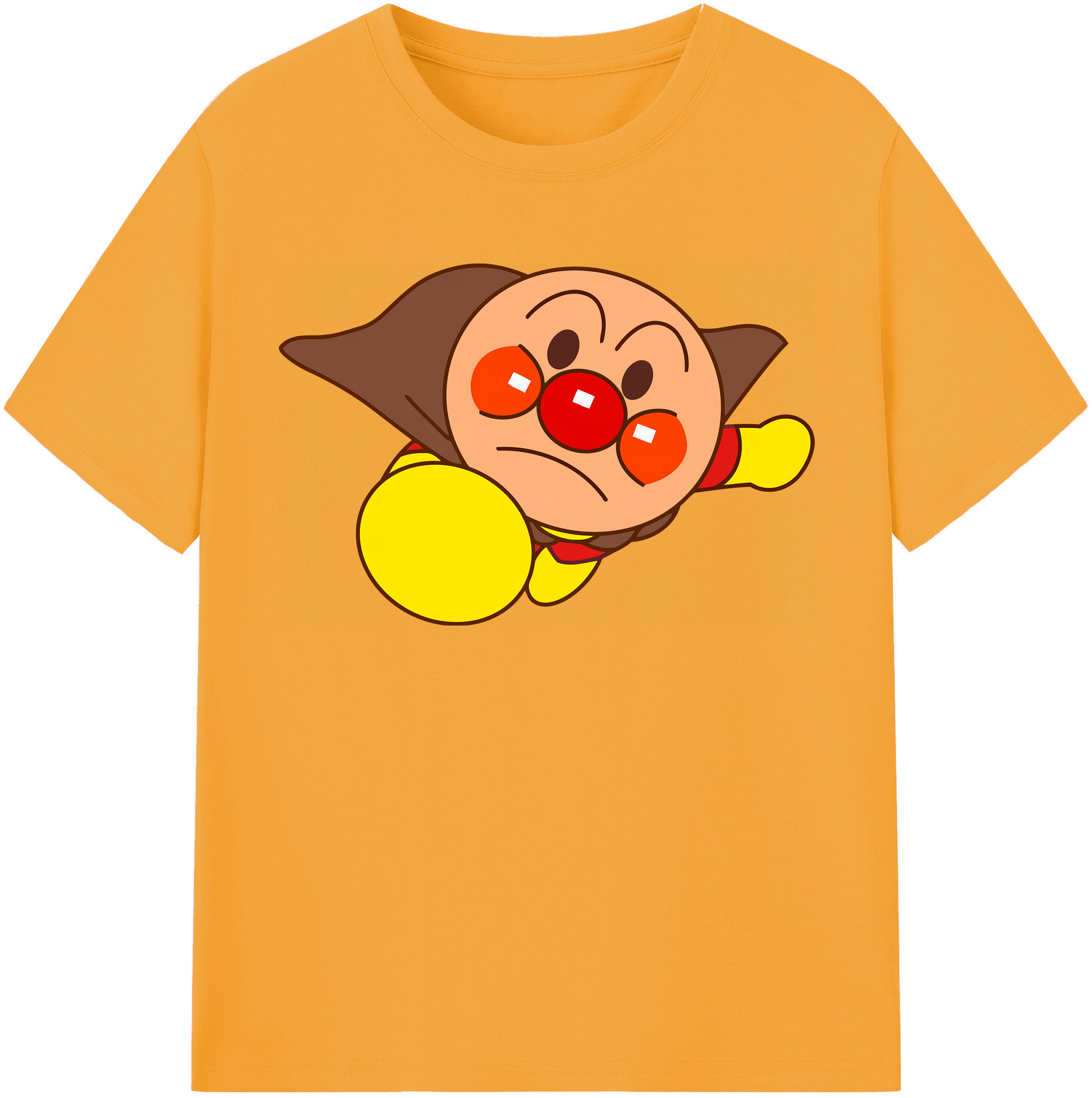 （画像用） アンパンマン Anpanman レディースカジュアルプリントTシャツ（綿100％）