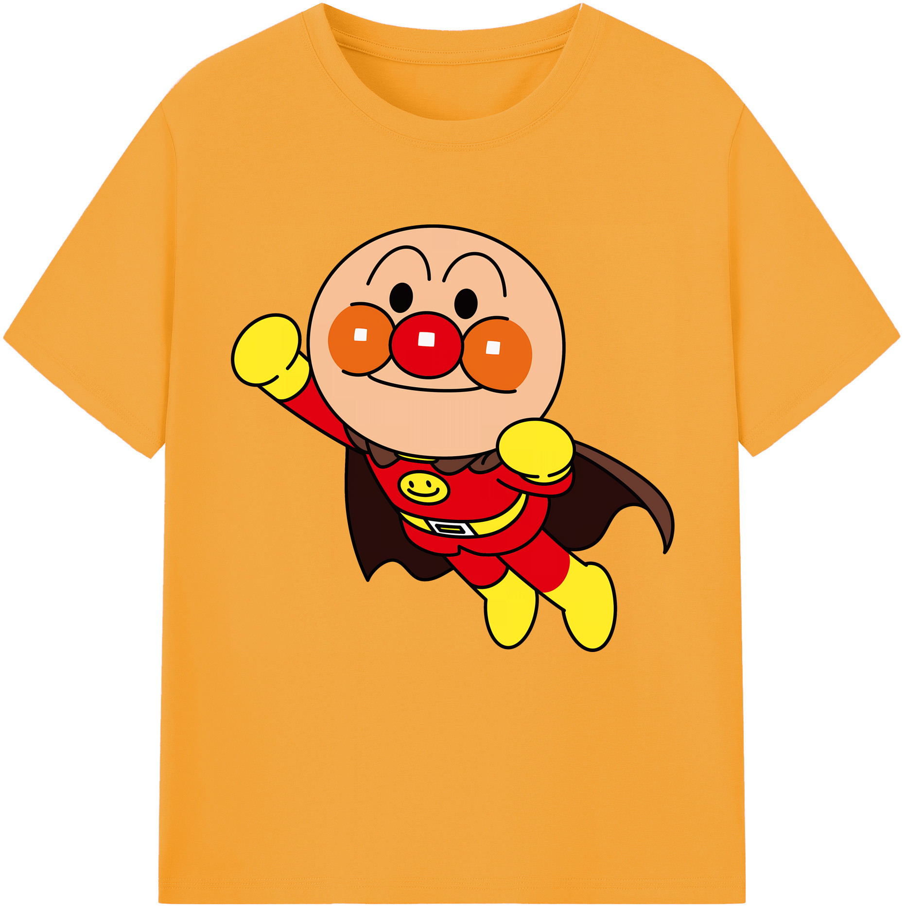 （画像用） アンパンマン Anpanman レディースカジュアルプリントTシャツ（綿100％）
