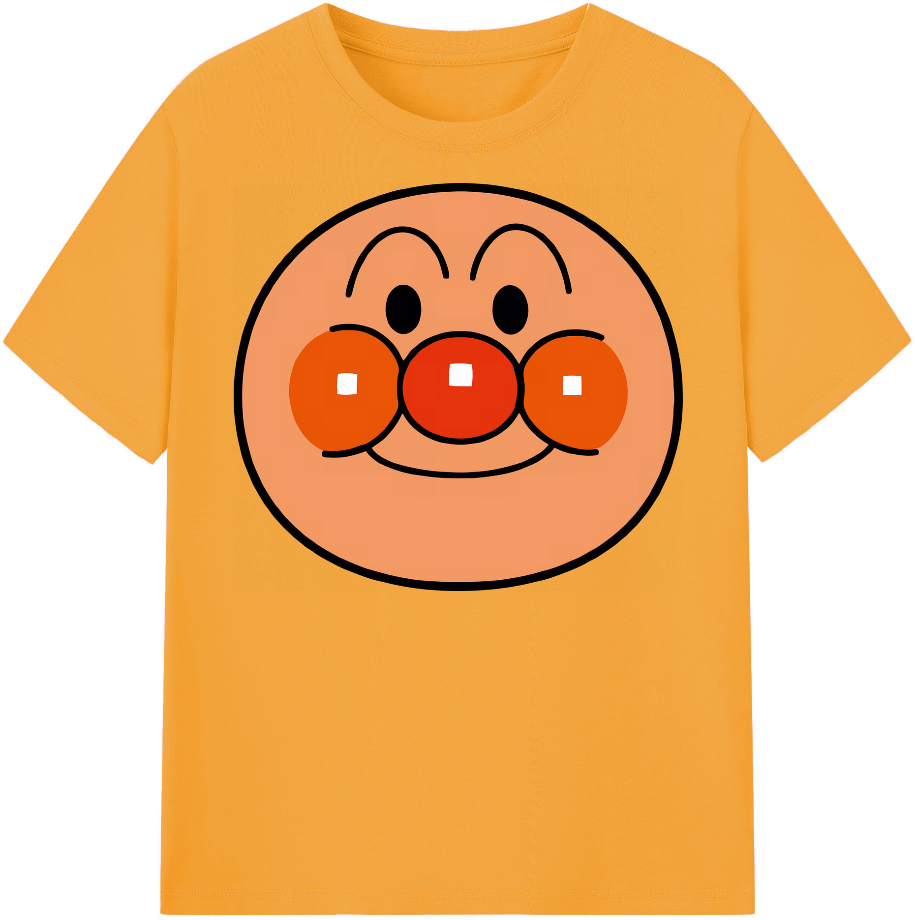 （画像用） アンパンマン Anpanman レディースカジュアルプリントTシャツ（綿100％）