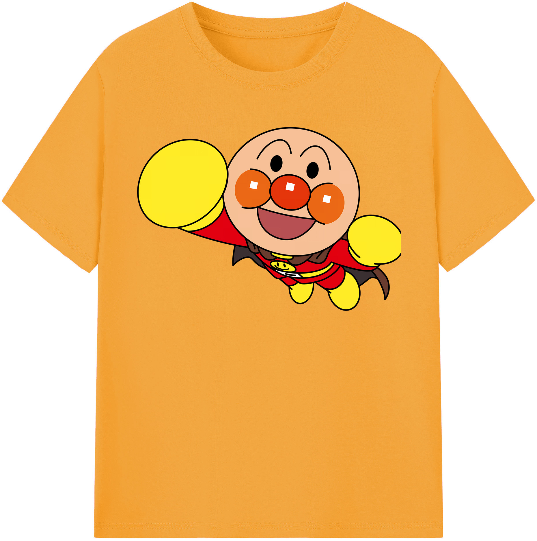（画像用） アンパンマン Anpanman レディースカジュアルプリントTシャツ（綿100％）