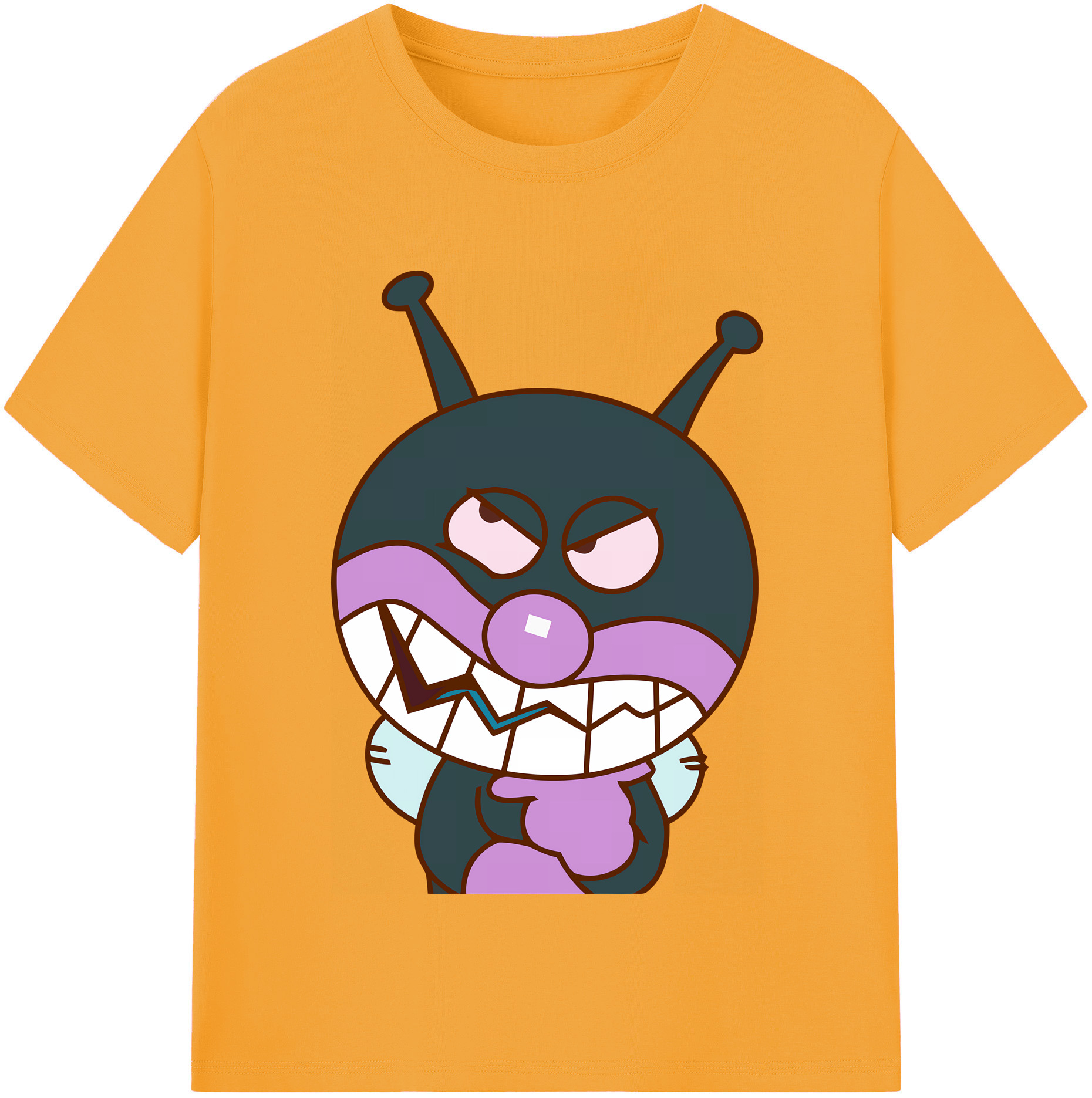 （画像用） アンパンマン Anpanman レディースカジュアルプリントTシャツ（綿100％）
