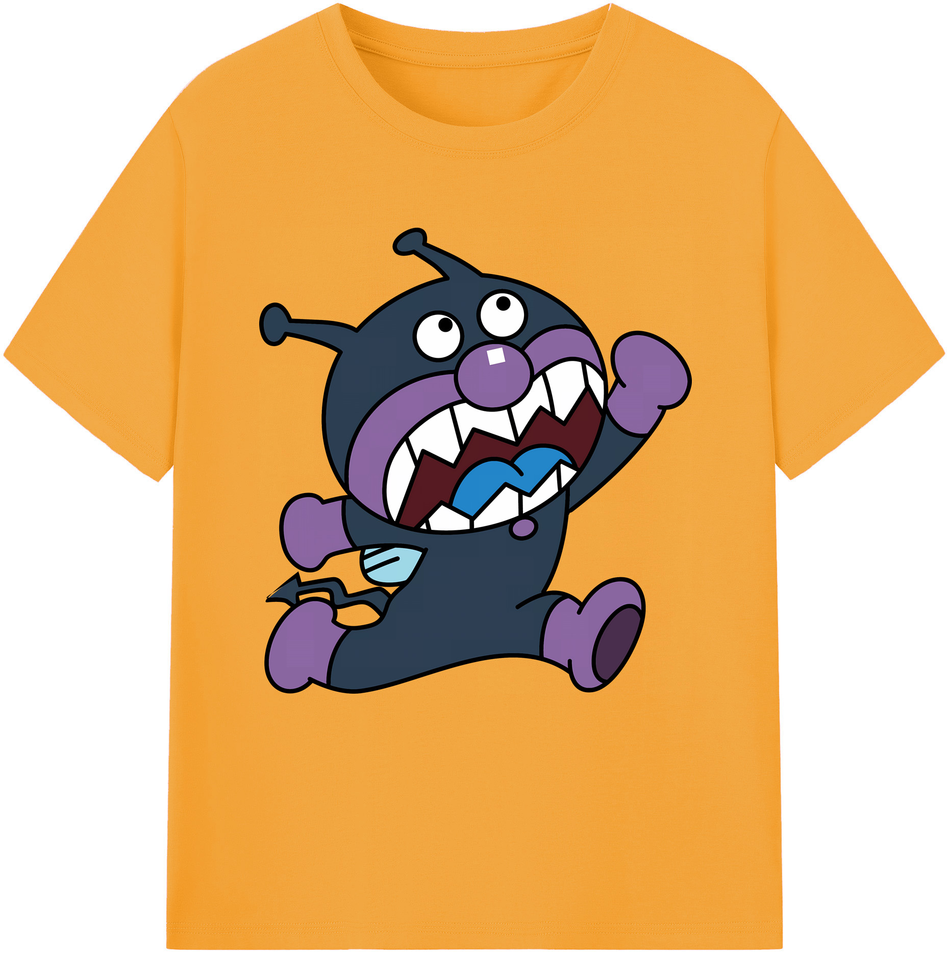 （画像用） アンパンマン Anpanman レディースカジュアルプリントTシャツ（綿100％）