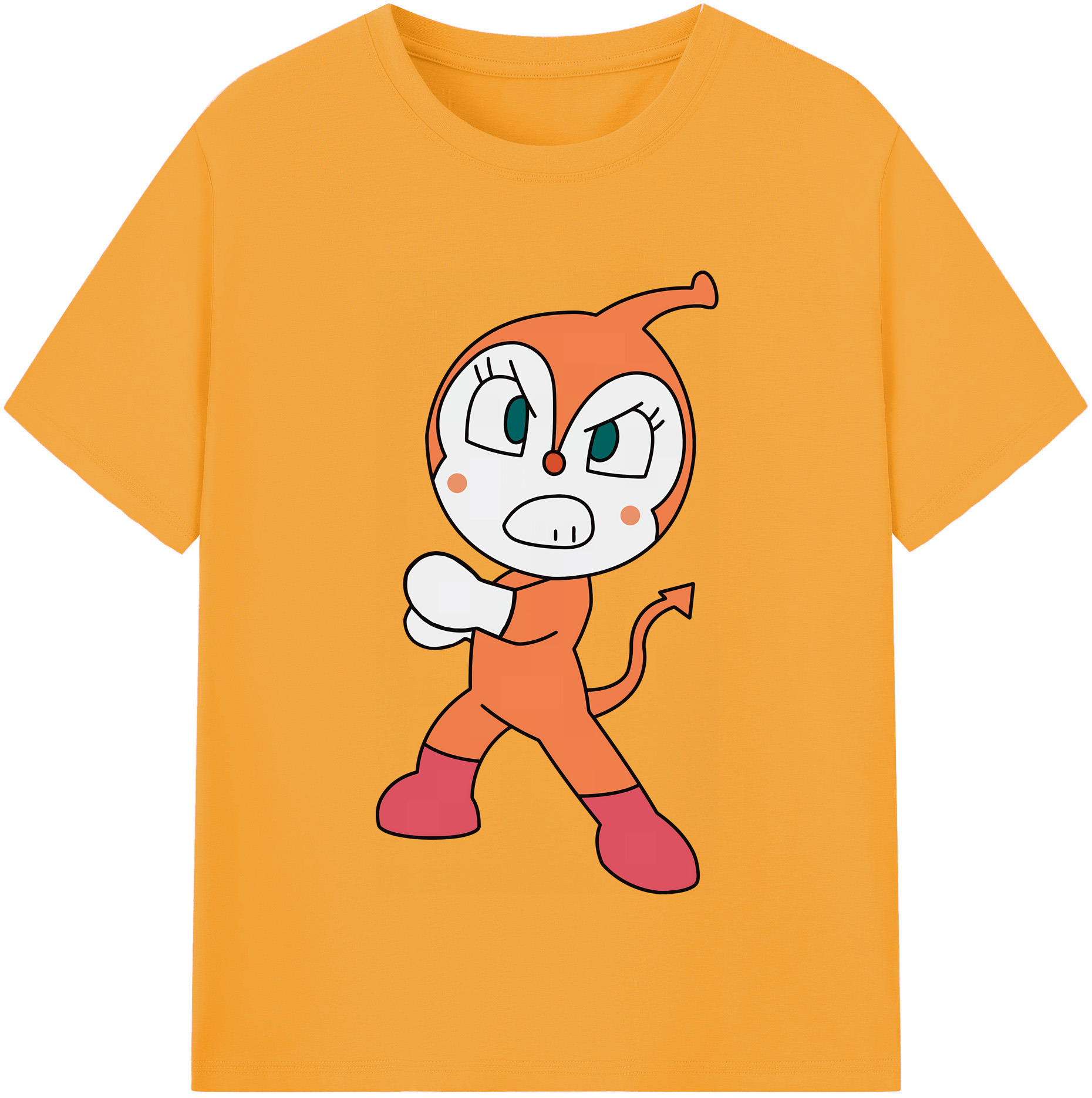 （画像用） アンパンマン Anpanman レディースカジュアルプリントTシャツ（綿100％）